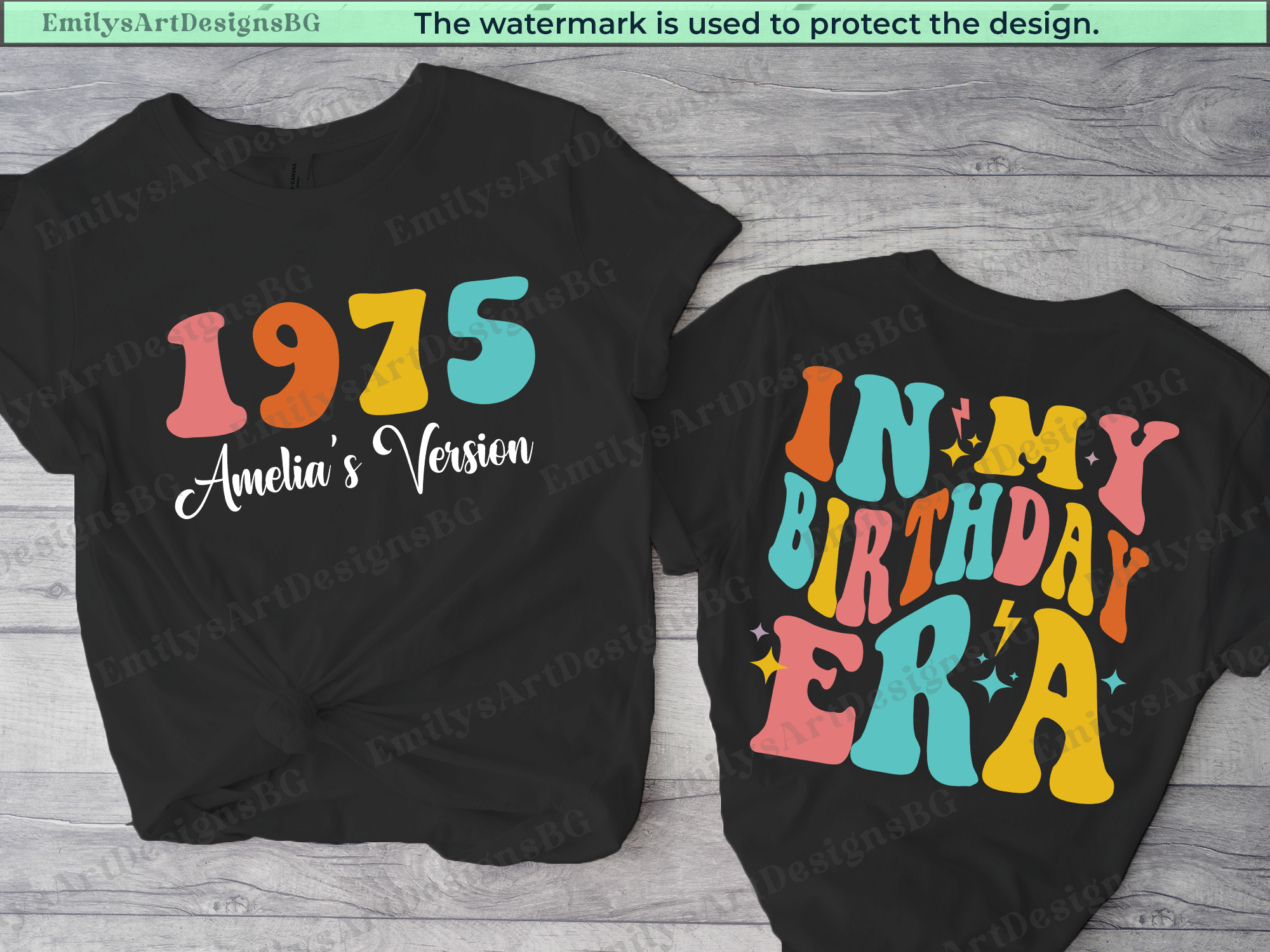 Custom In My Birthday Era Shirt