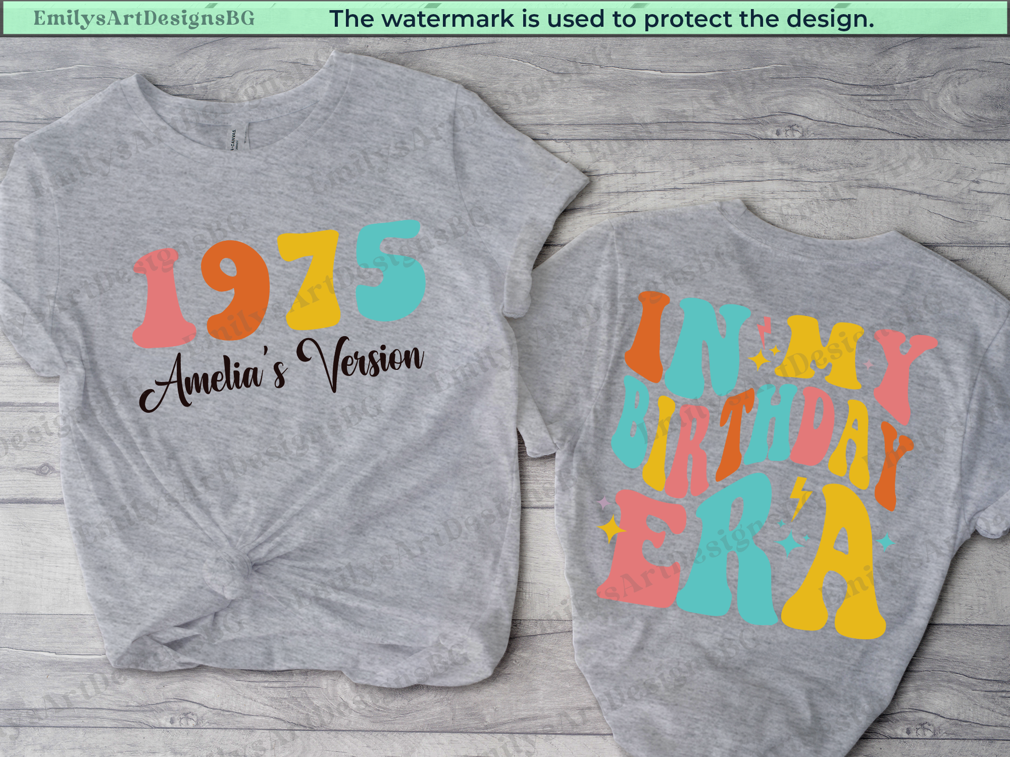 Custom In My Birthday Era Shirt