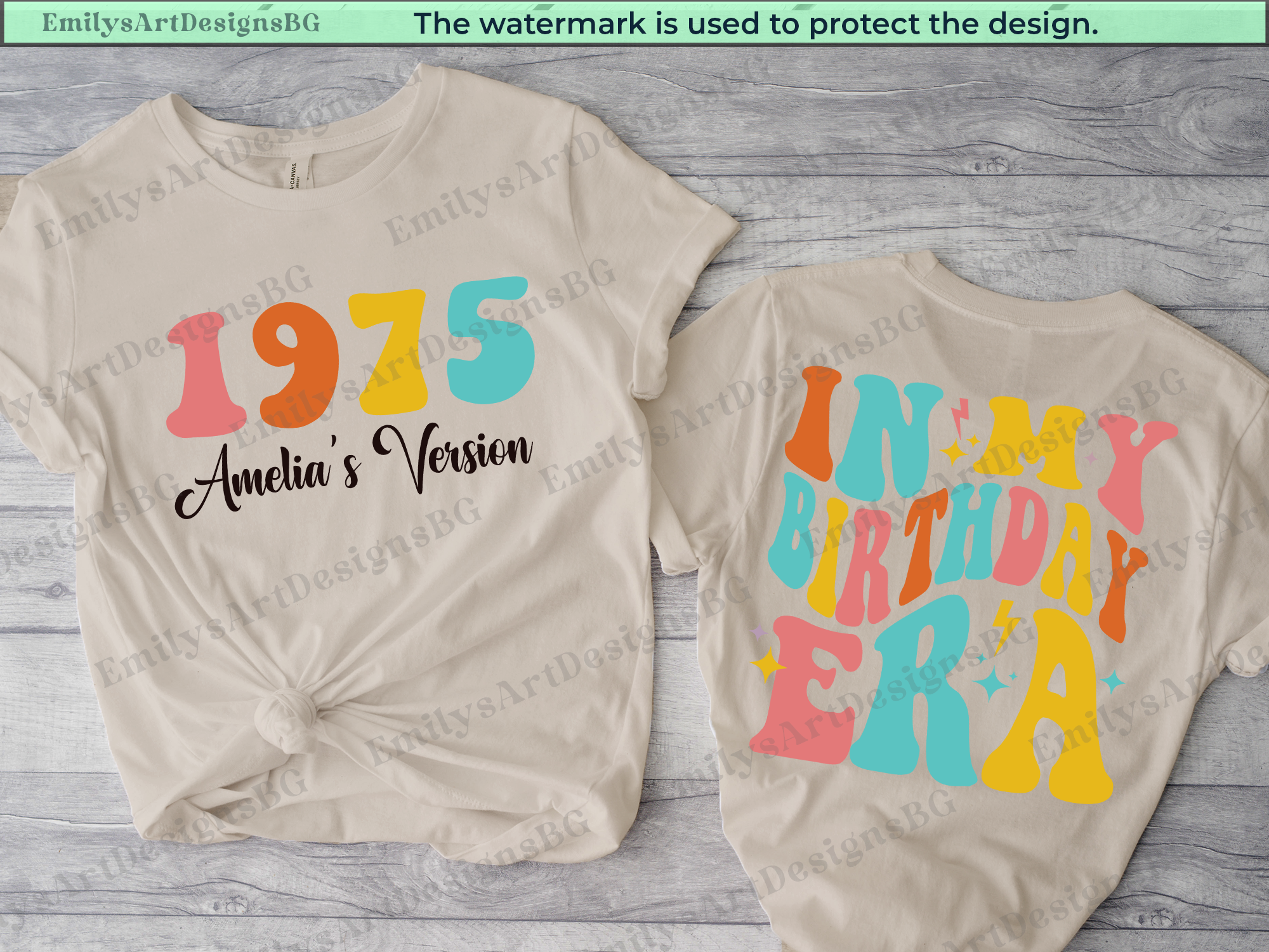 Custom In My Birthday Era Shirt