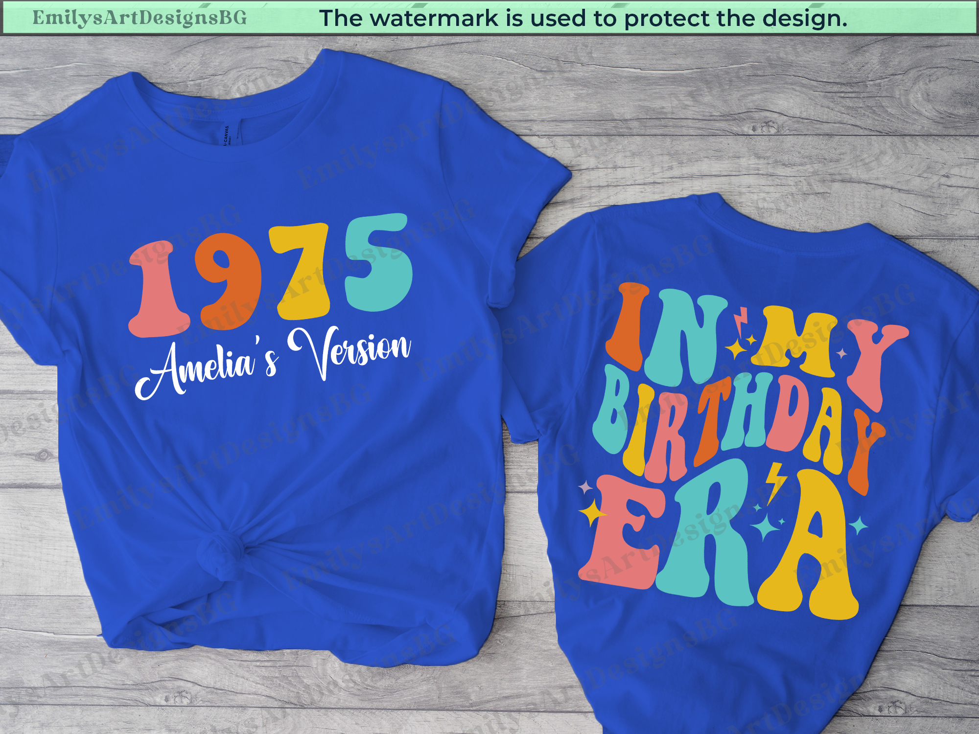 Custom In My Birthday Era Shirt