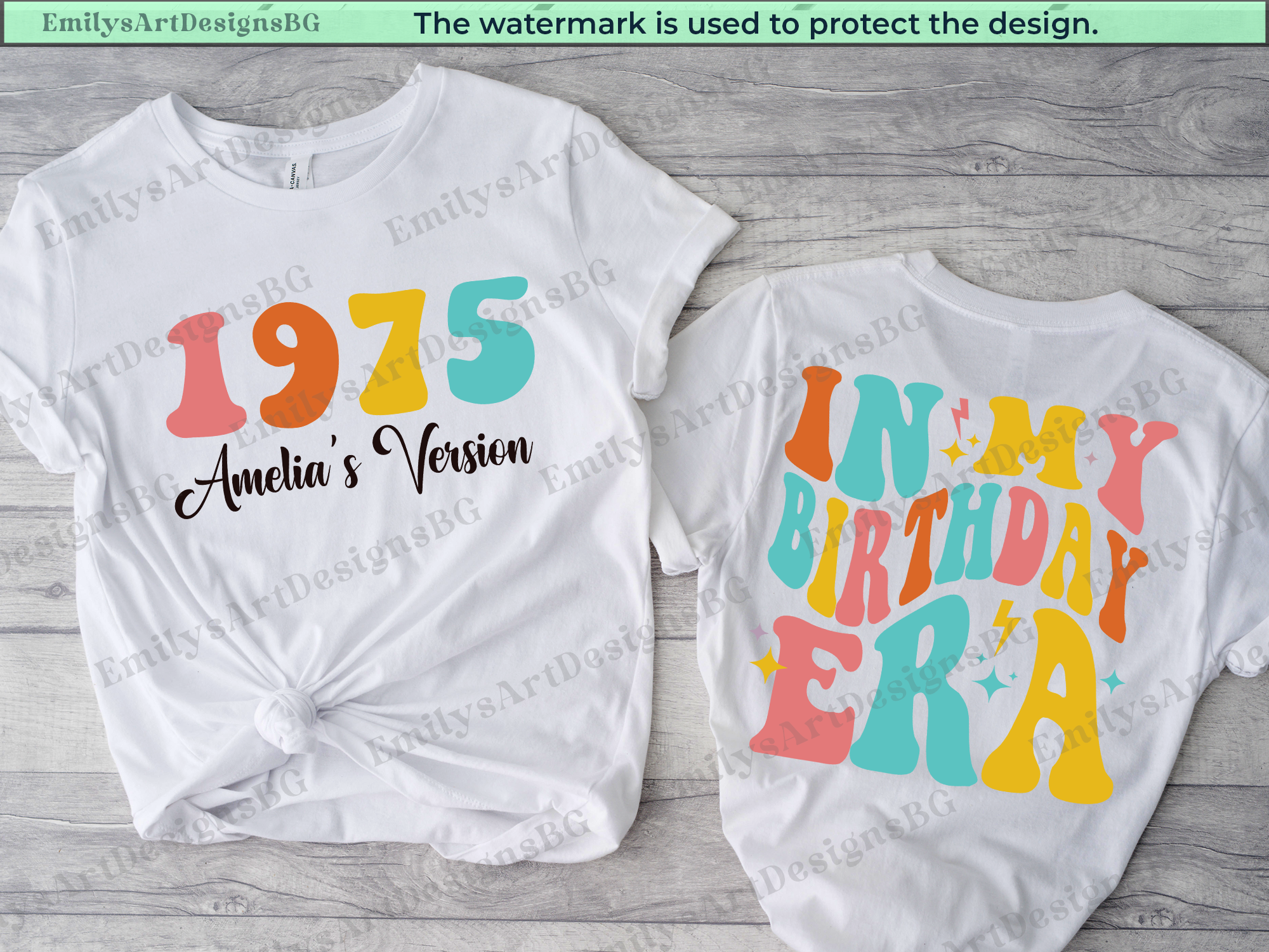 Custom In My Birthday Era Shirt