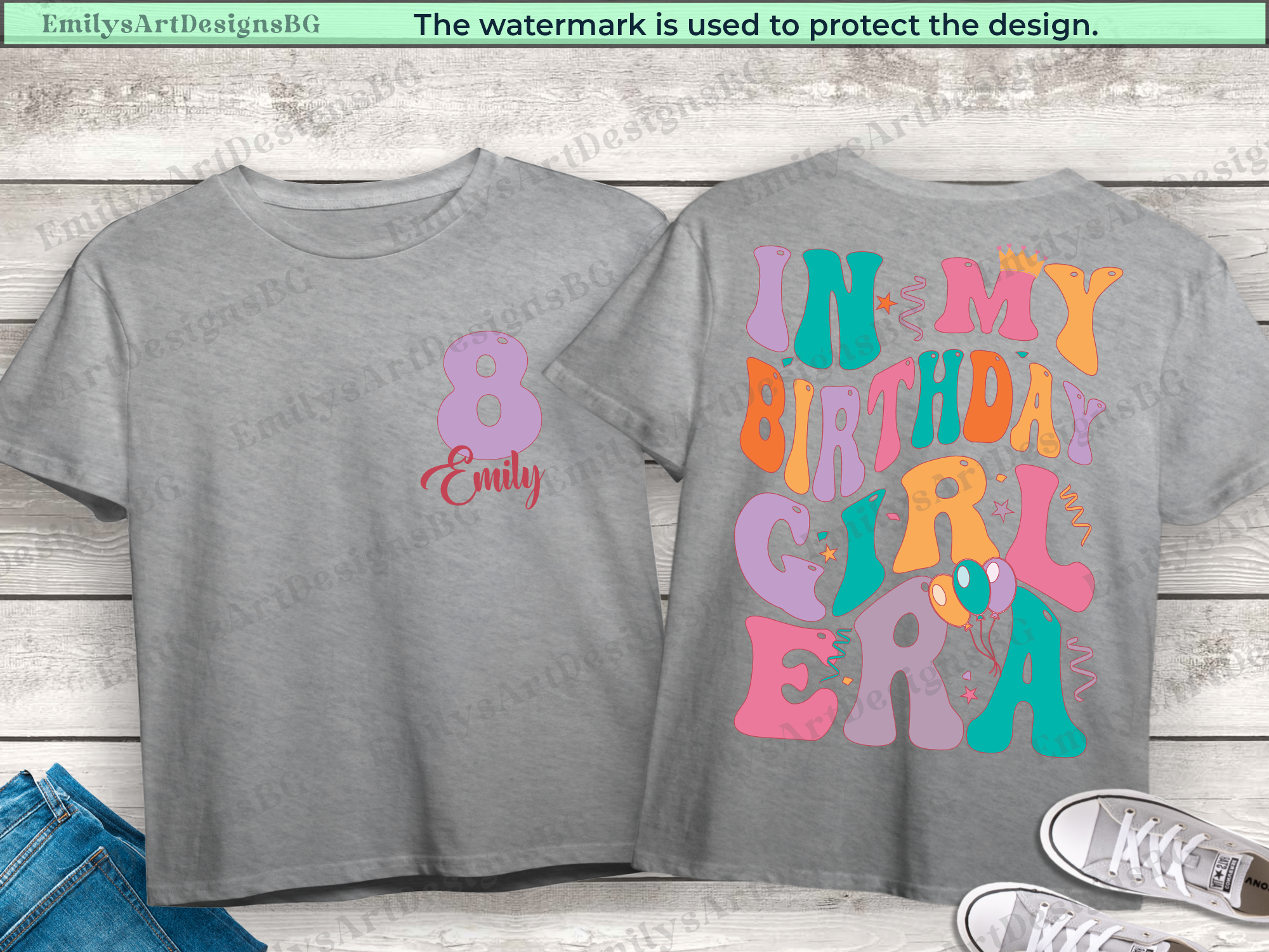 Custom In My Birthday Girl Era Shirt