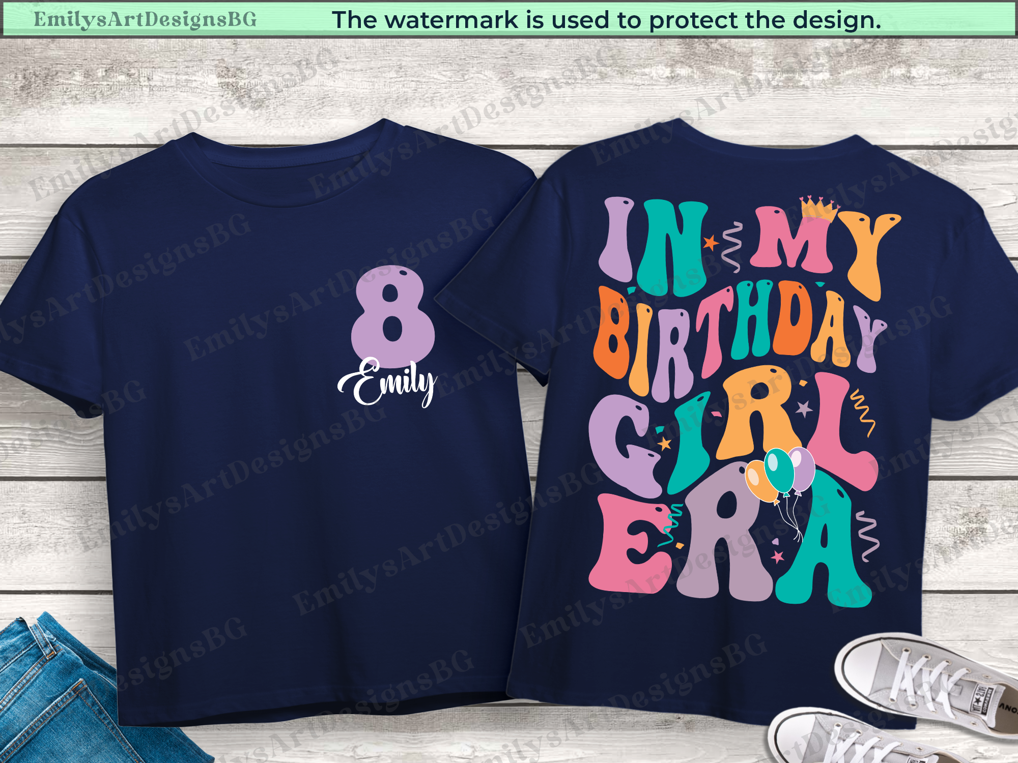 Custom In My Birthday Girl Era Shirt