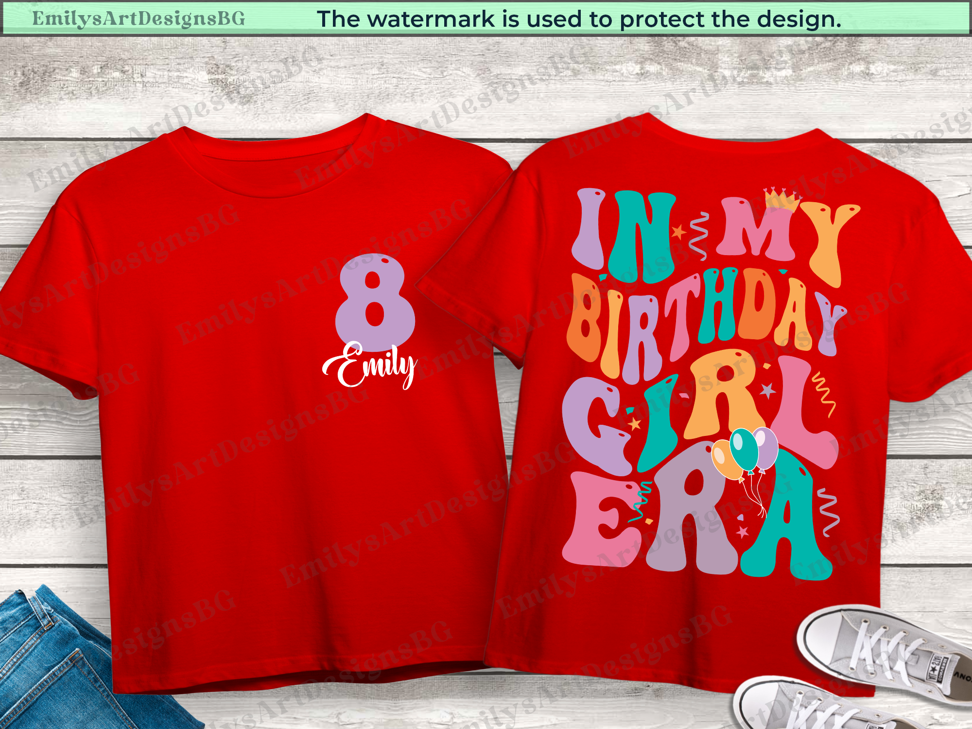 Custom In My Birthday Girl Era Shirt