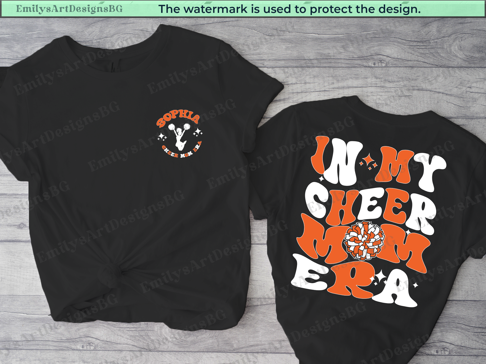 Personalized In My Cheer Mom Era Shirt