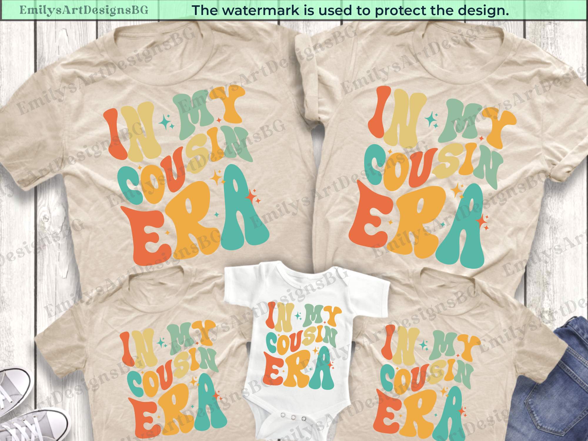 In My Cousin Era T-shirts