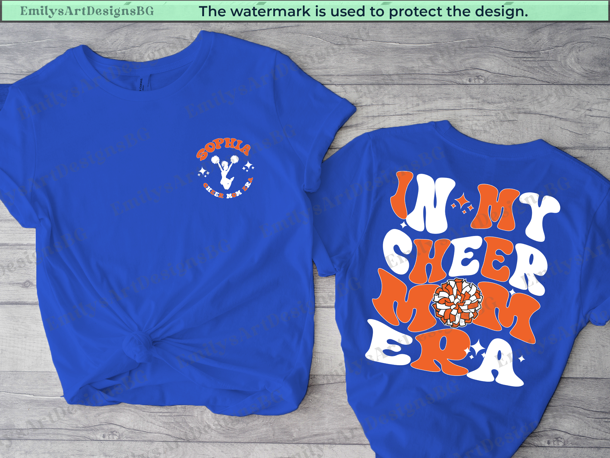 Personalized In My Cheer Mom Era Shirt