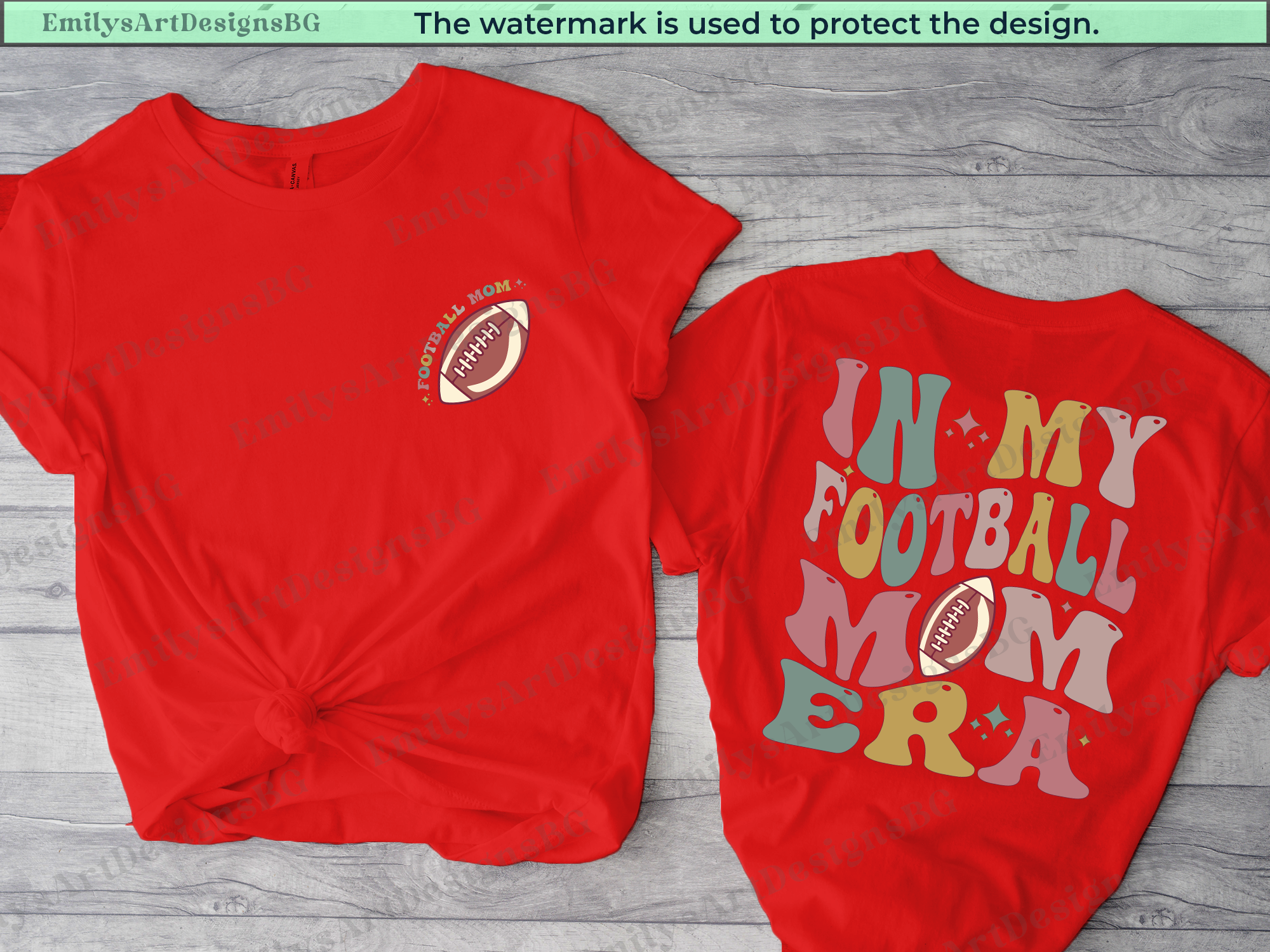 In My Football Mom Era Shirt