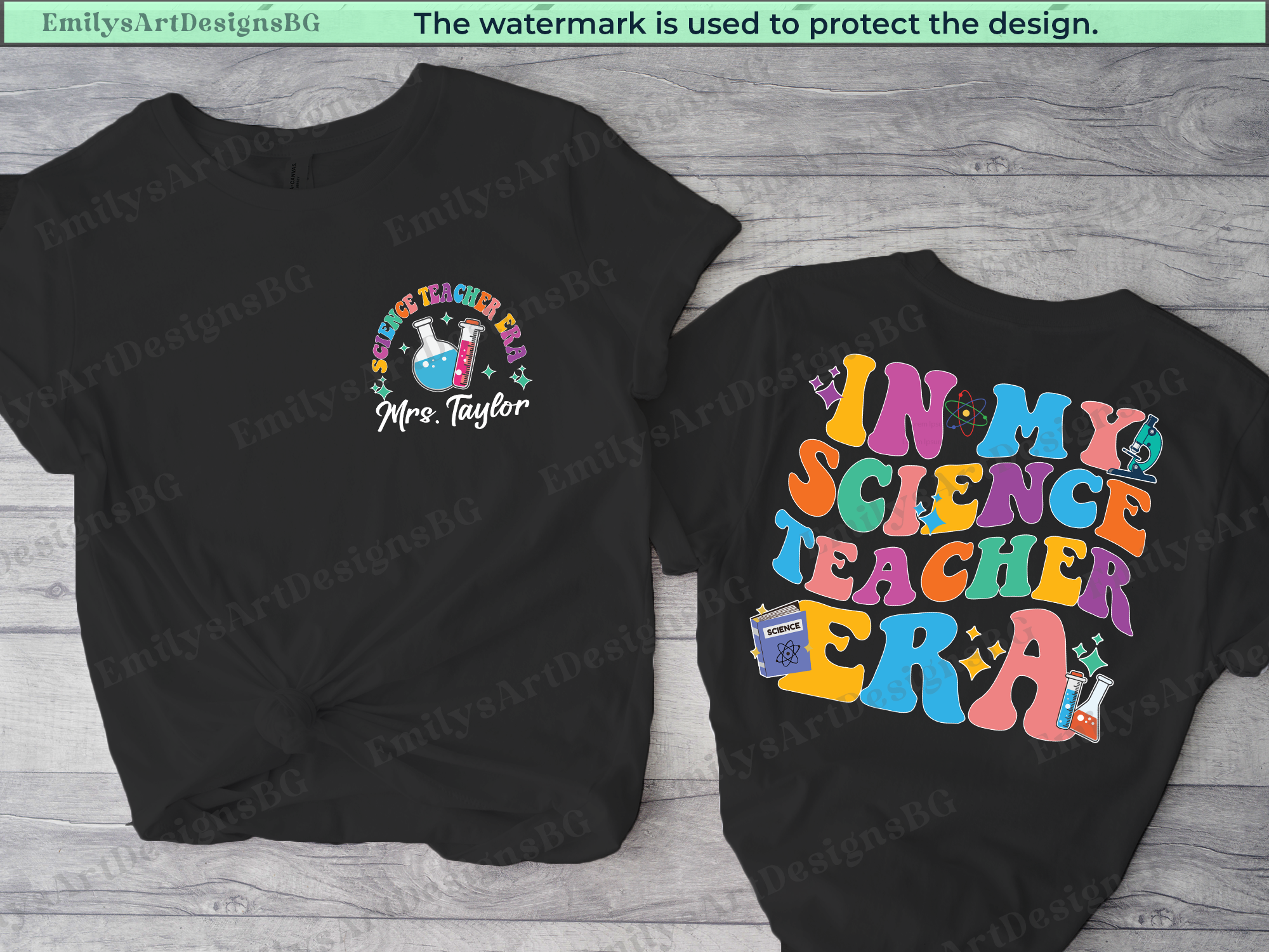 Custom In My Science Teacher Era Shirt