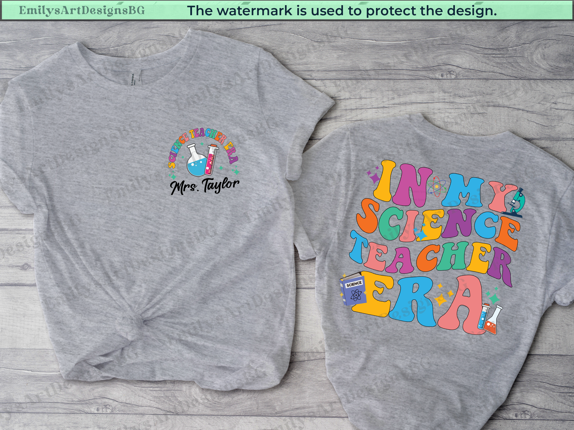 Custom In My Science Teacher Era Shirt