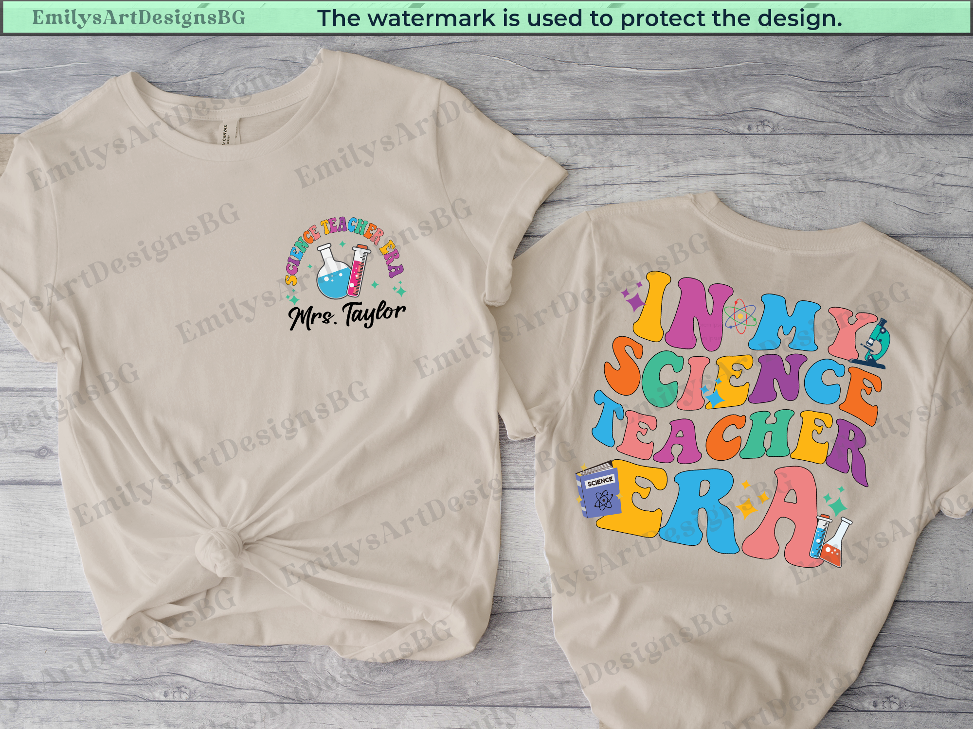 Custom In My Science Teacher Era Shirt