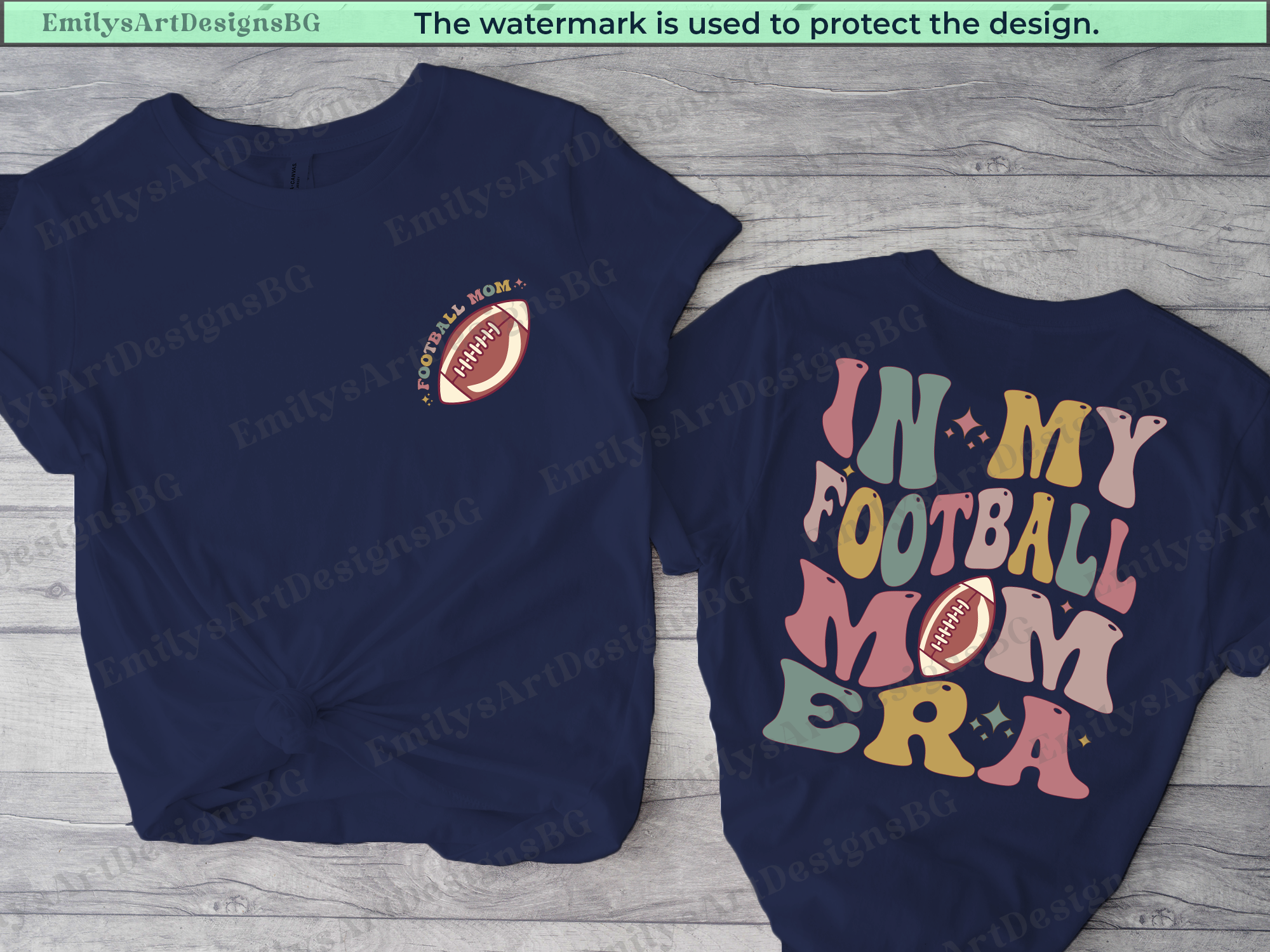 In My Football Mom Era Shirt