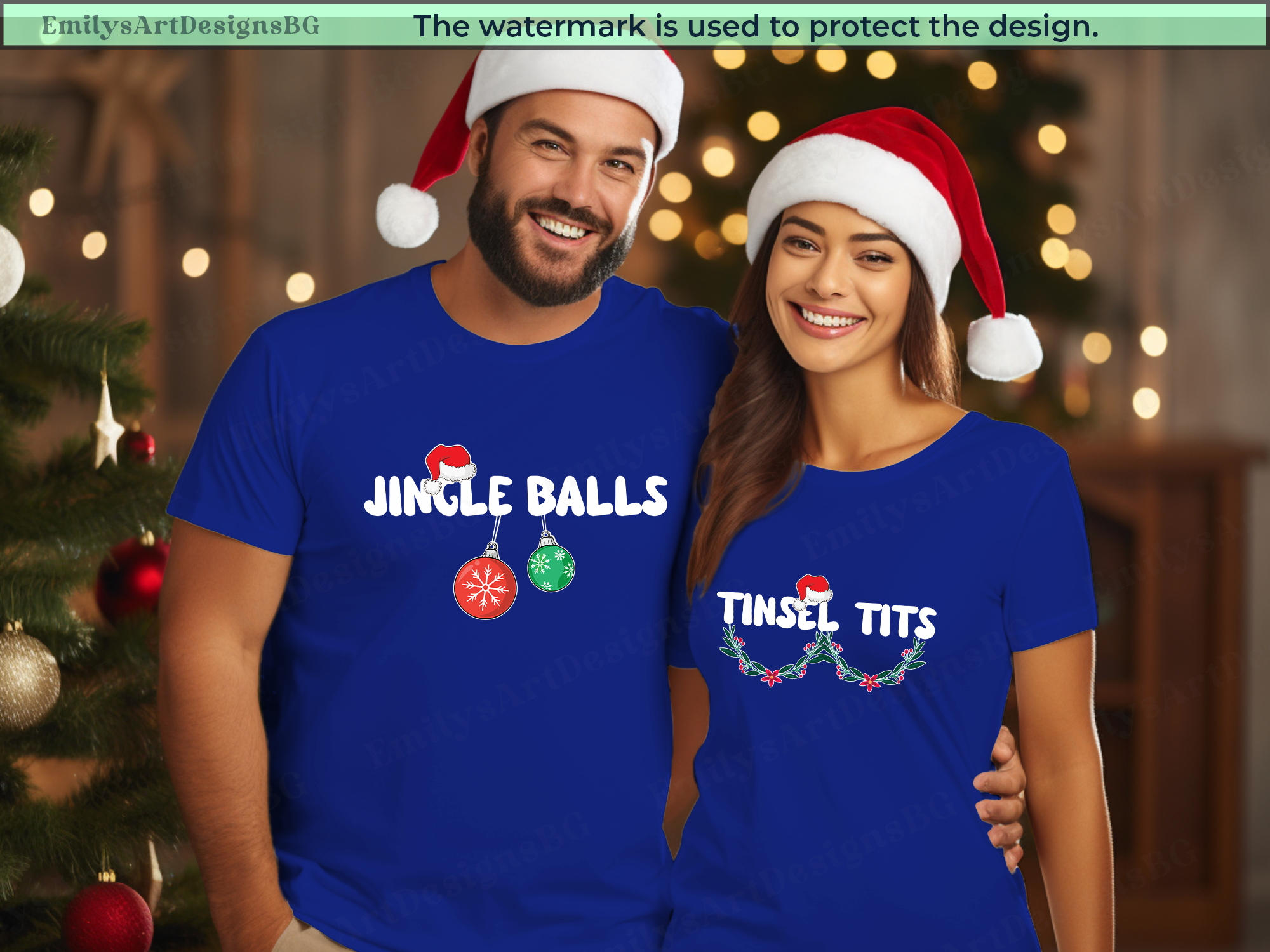 Jingle Balls and Tinsel Tits Shirts