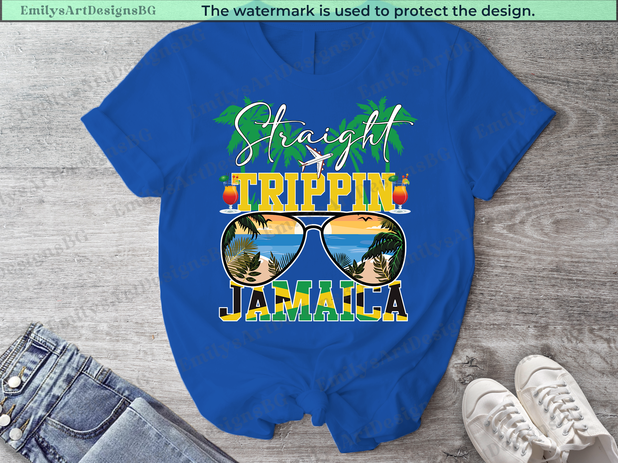 Straight Trippin Vacation Jamaica Shirts