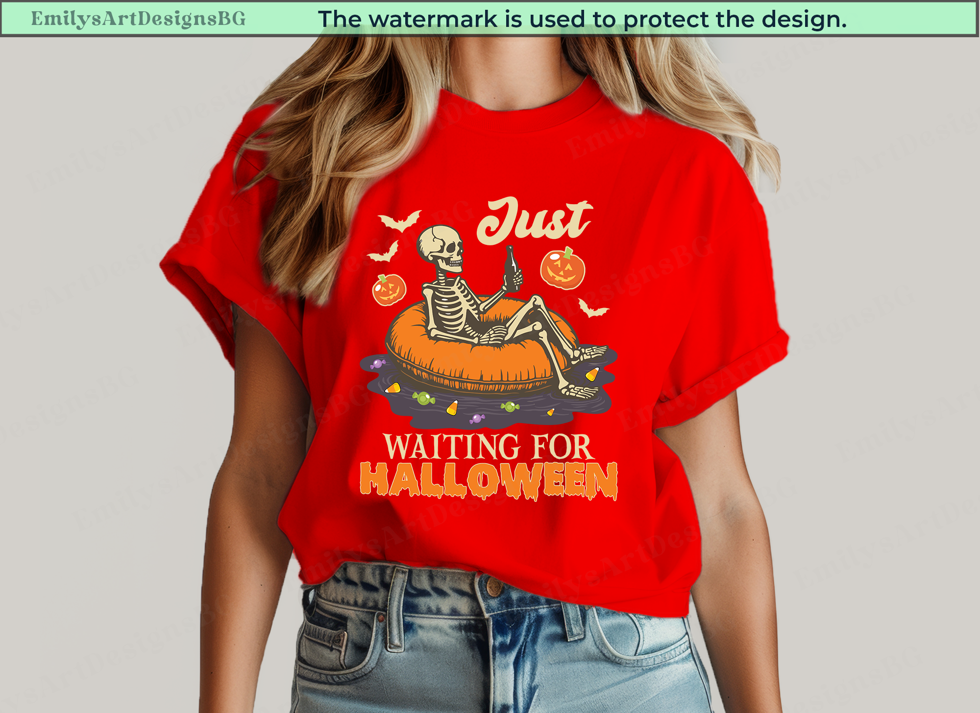 Just Waiting For Halloween Shirt