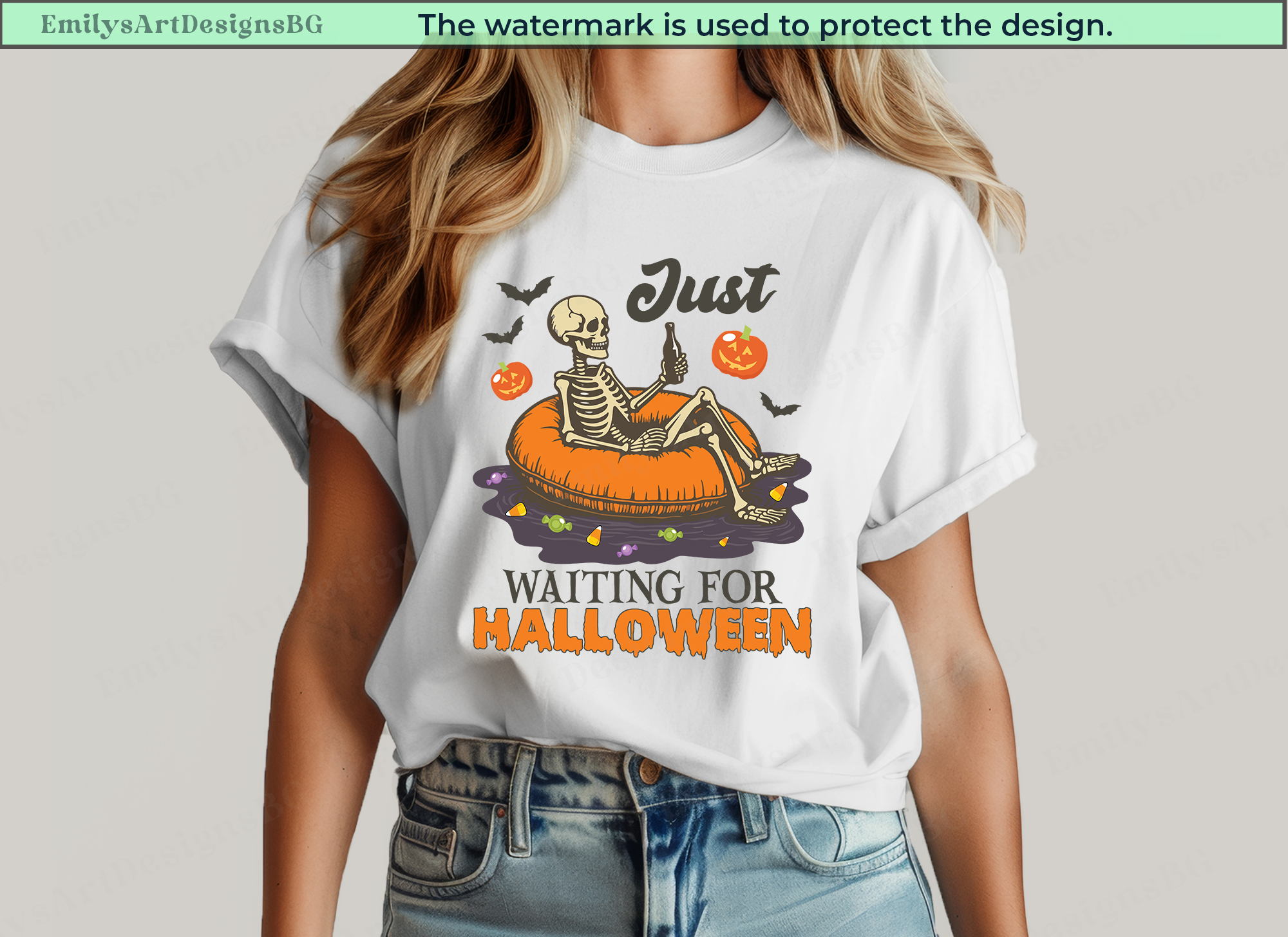 Just Waiting For Halloween Shirt