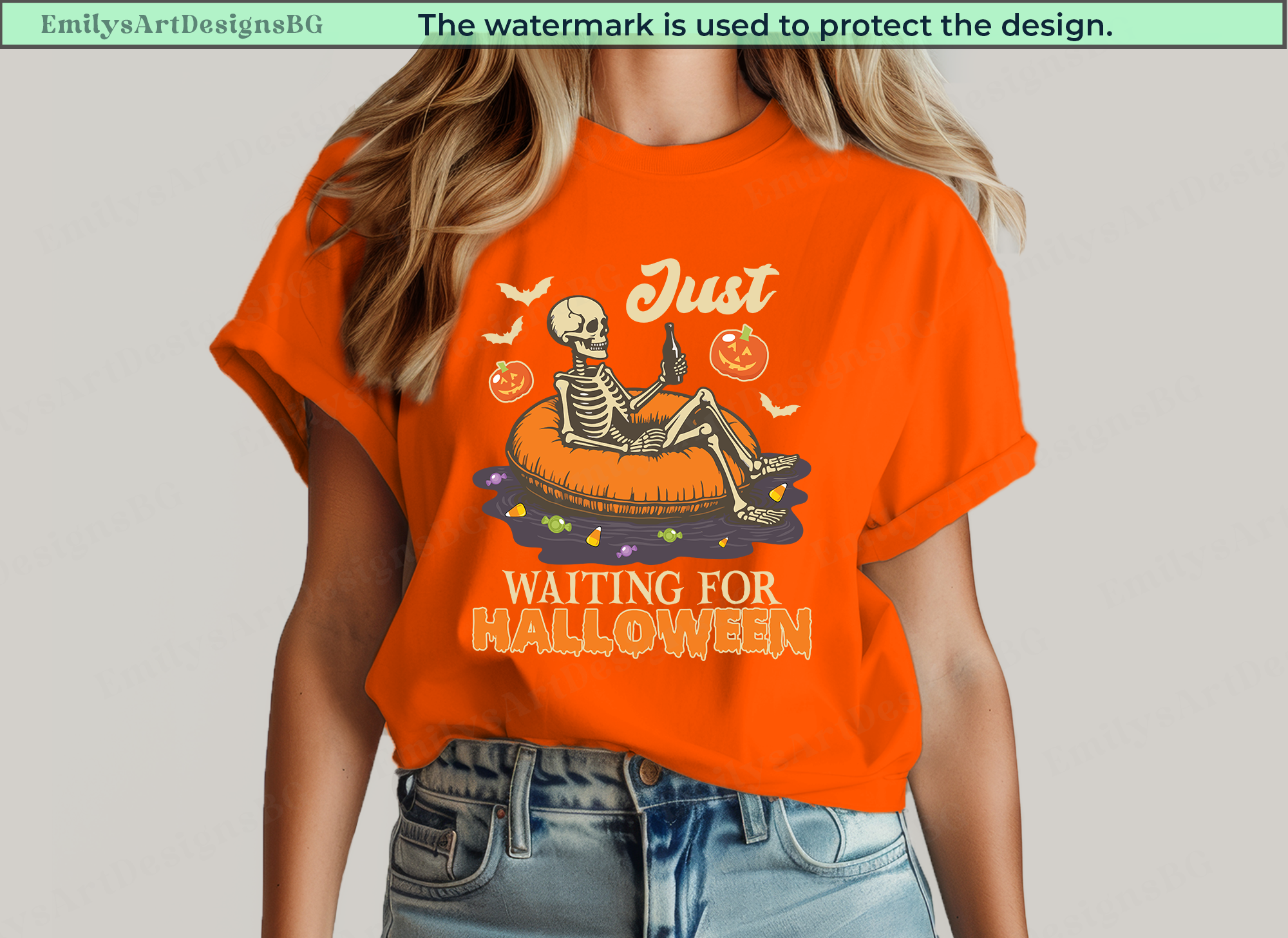 Just Waiting For Halloween Shirt