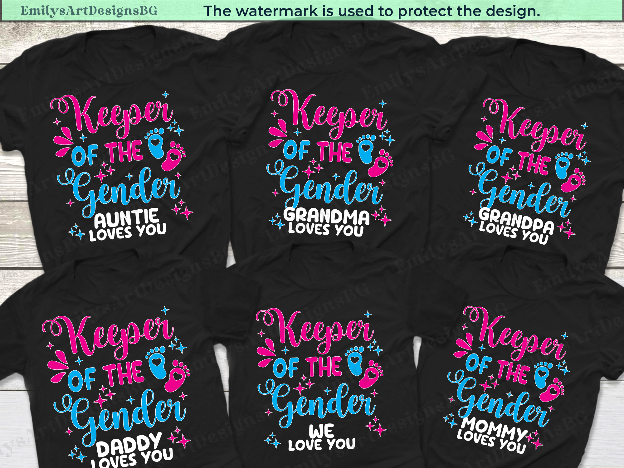 Custom Keeper Of The Gender Shirts