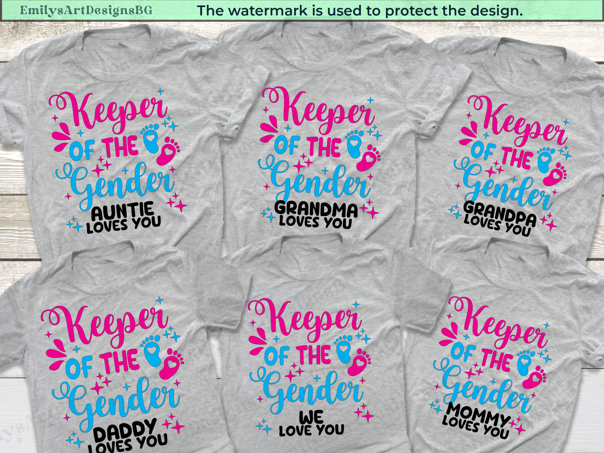Custom Keeper Of The Gender Shirts