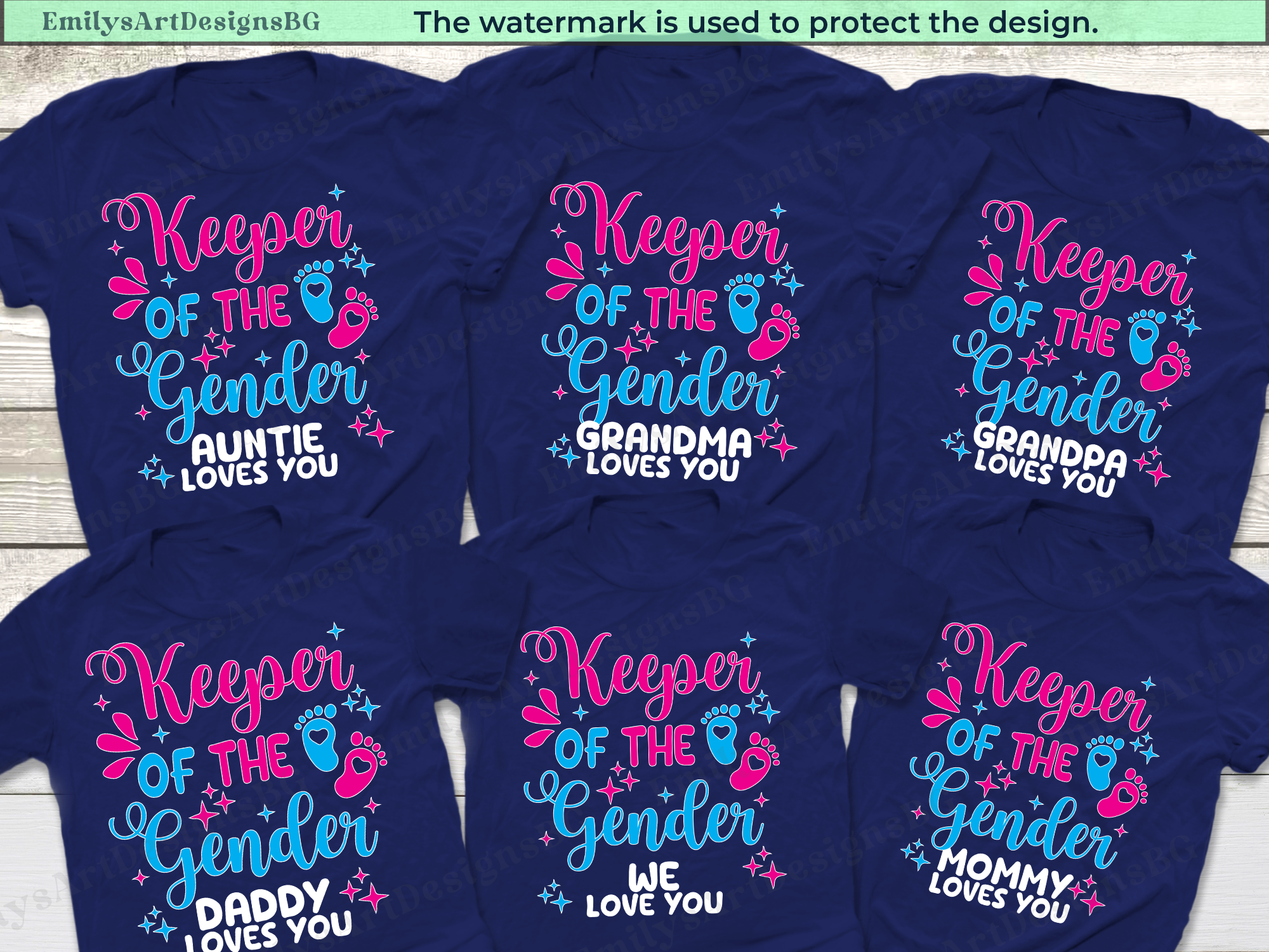 Custom Keeper Of The Gender Shirts