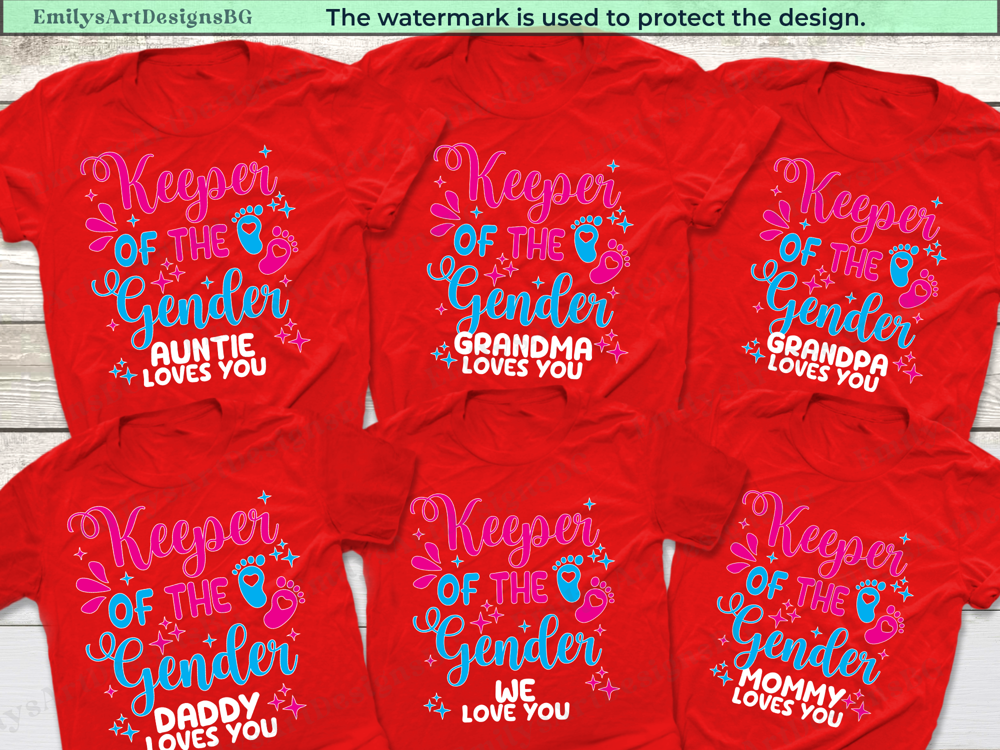 Custom Keeper Of The Gender Shirts