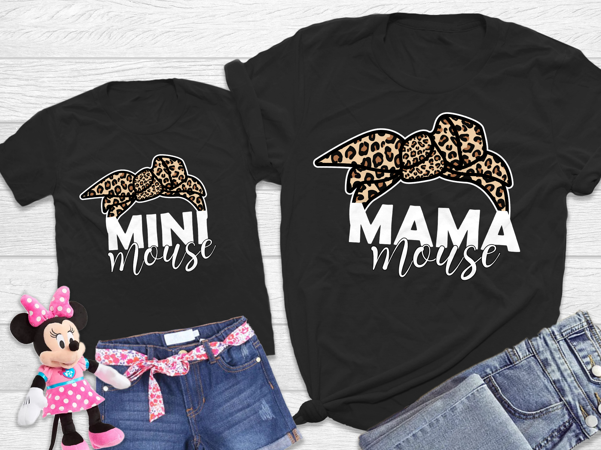 Mama Mouse and Mini Mouse Matchng Shirts