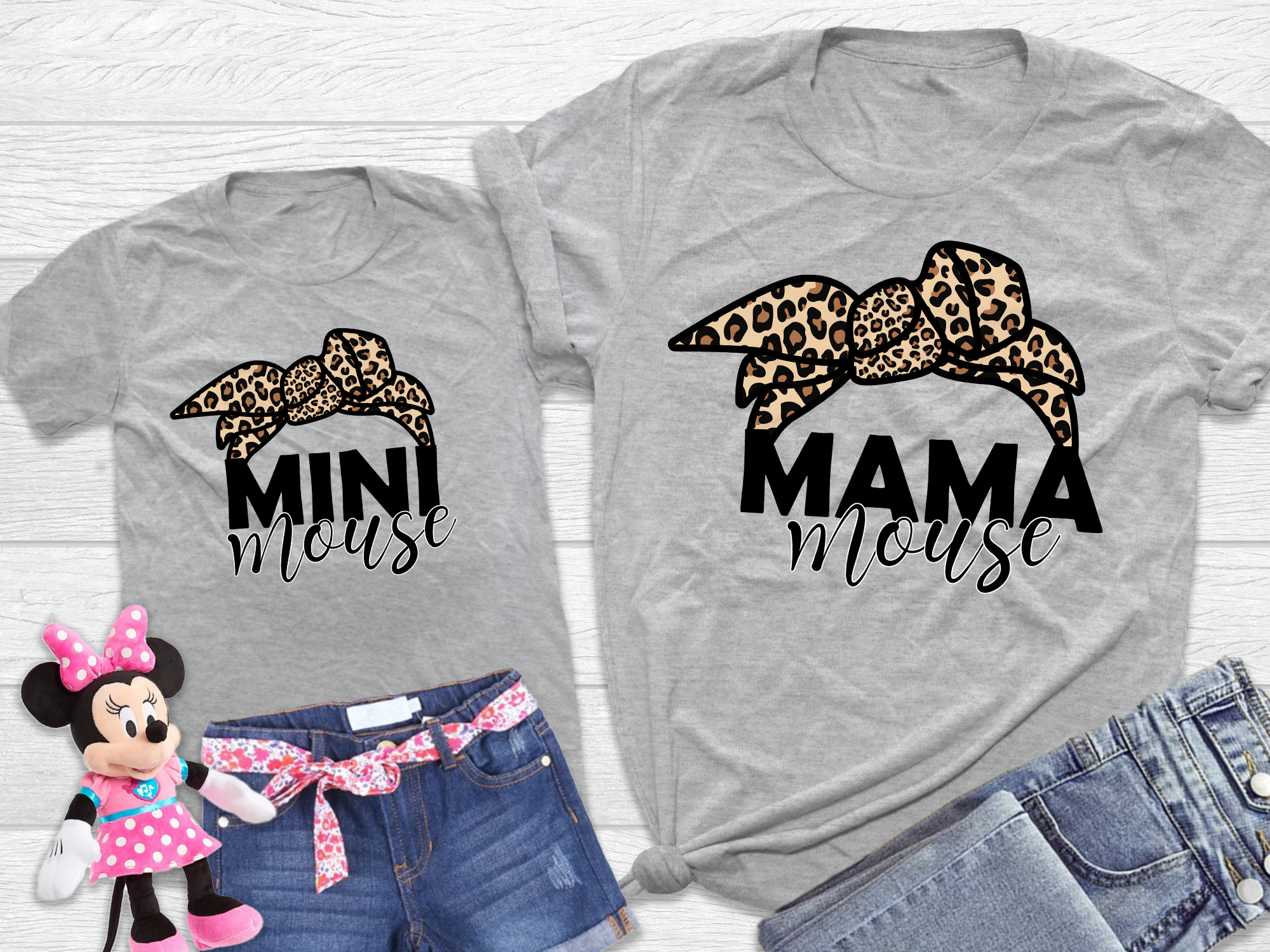 Mama Mouse and Mini Mouse Matchng Shirts