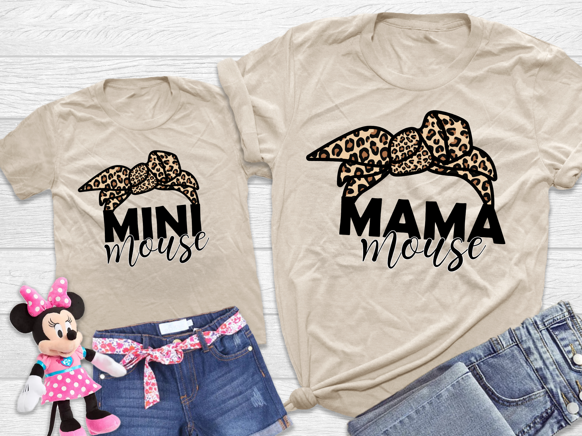 Mama Mouse and Mini Mouse Matchng Shirts