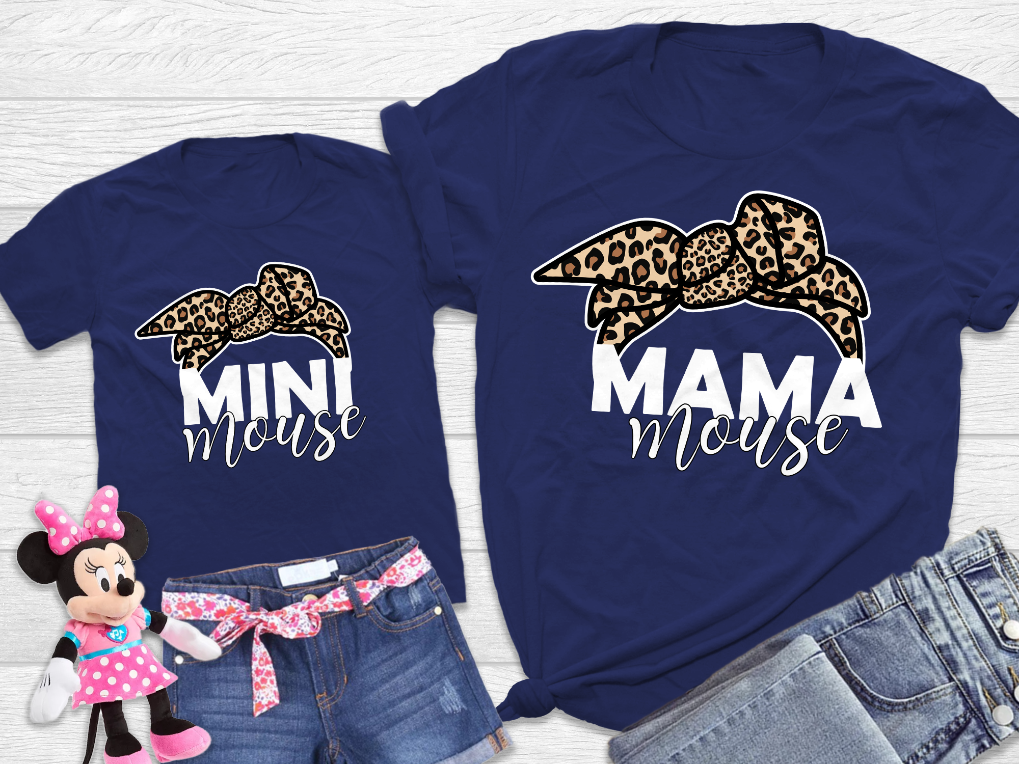 Mama Mouse and Mini Mouse Matchng Shirts