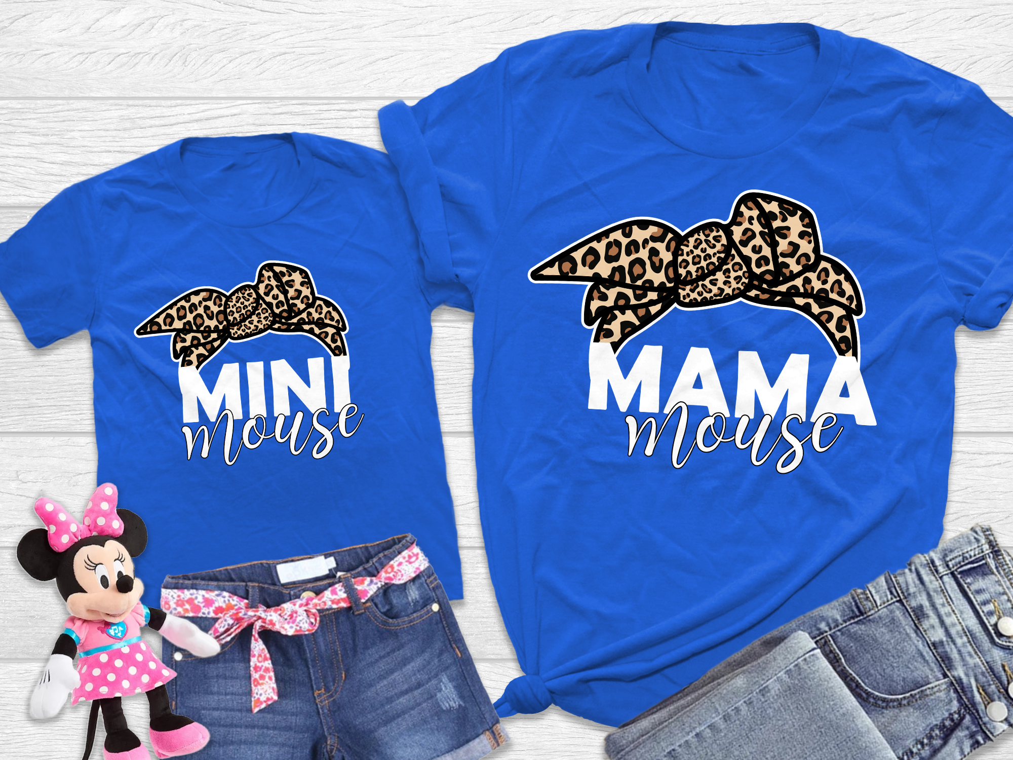 Mama Mouse and Mini Mouse Matchng Shirts