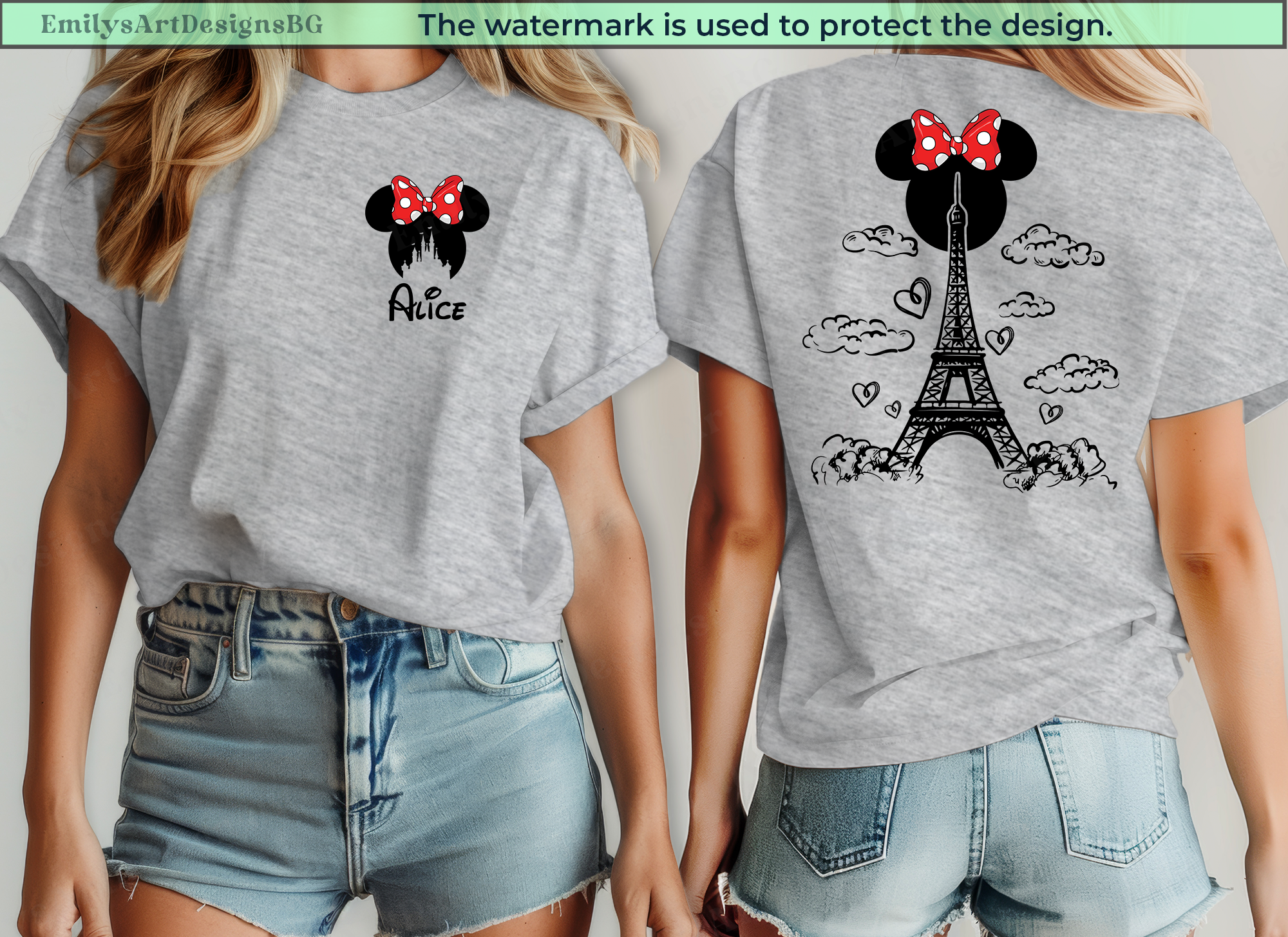 Matching Disneyland Paris Family Shirts