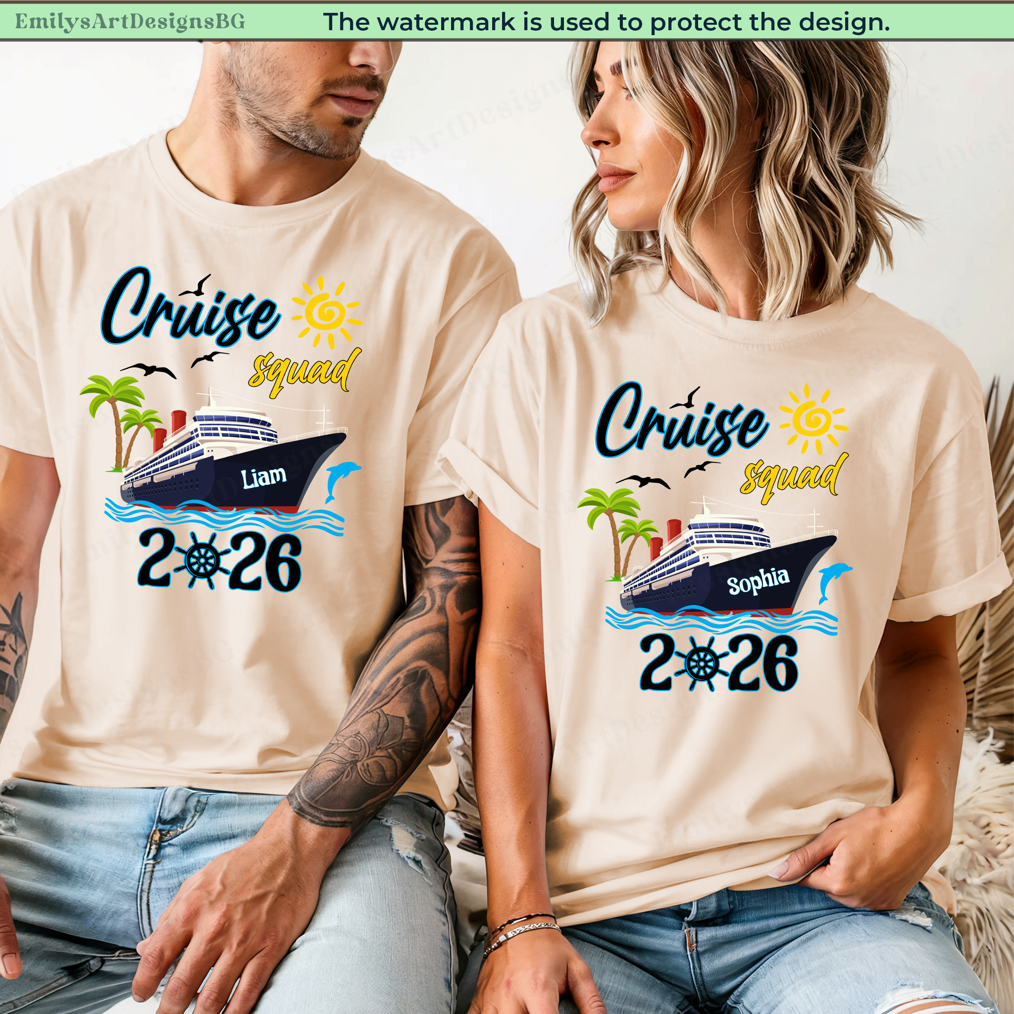 Personalized Cruise Squad 2026 Shirts