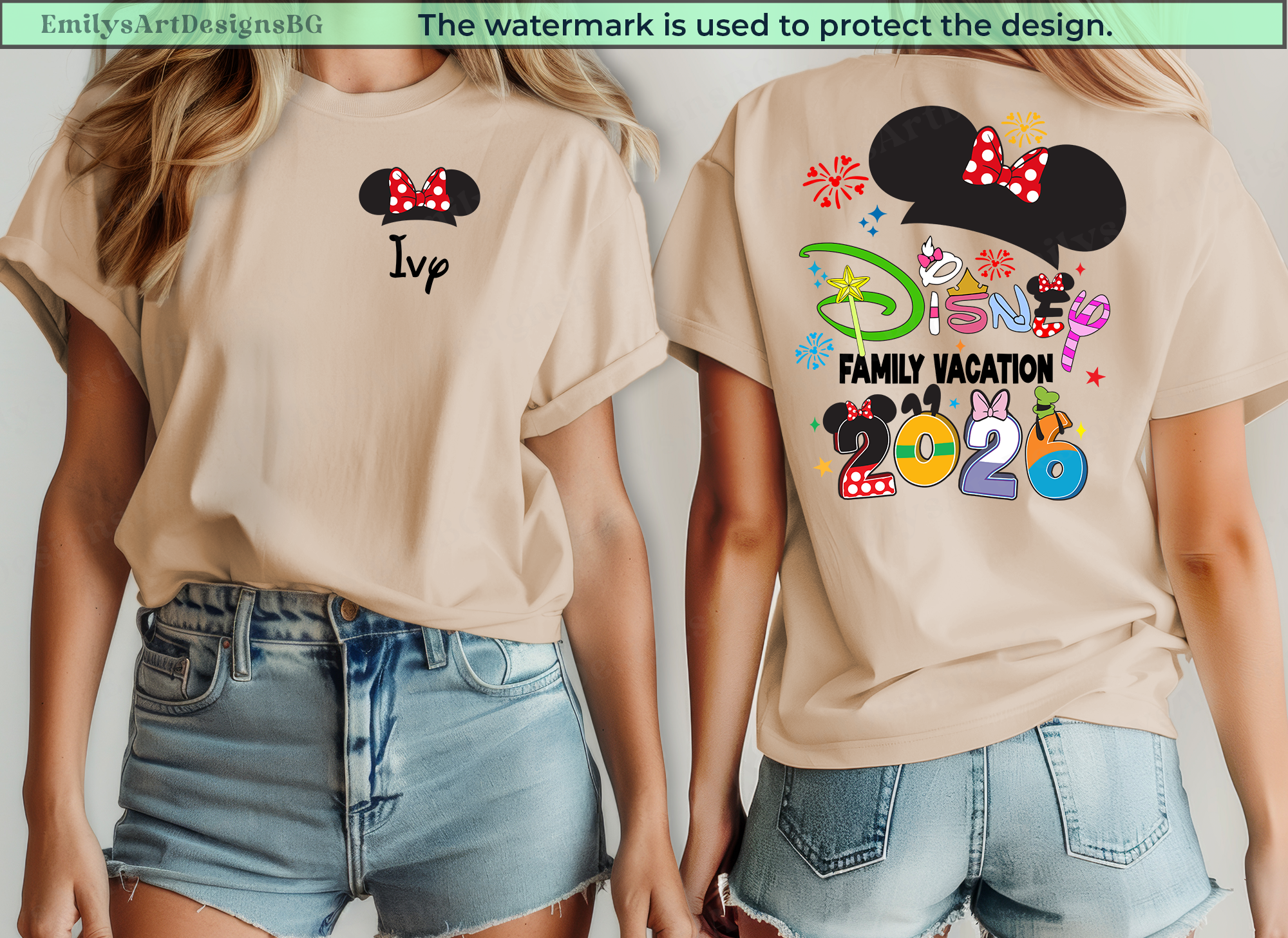 Personalized Disney Family Shirts 2026