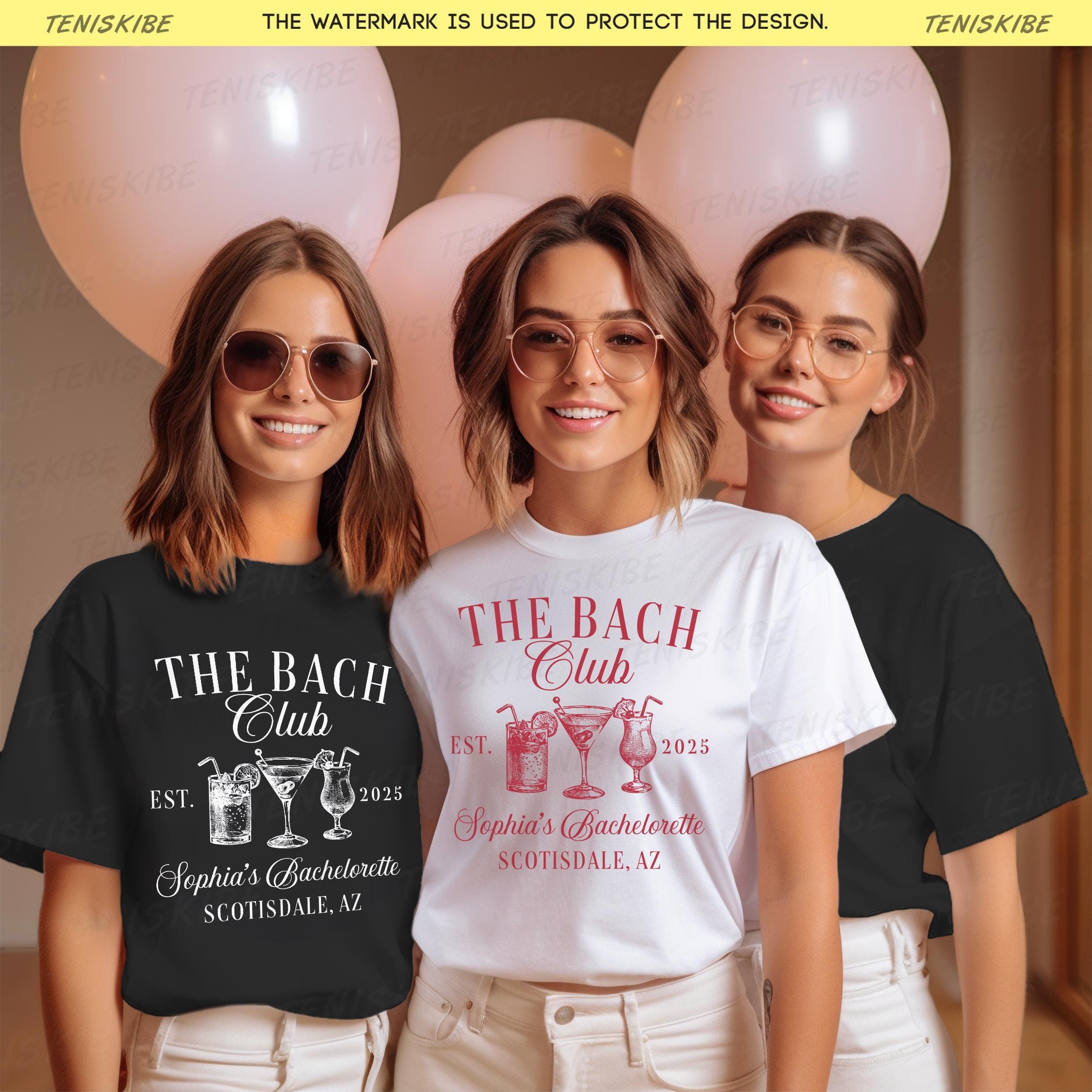 The Bach Club Bachelorette Party T-shirts