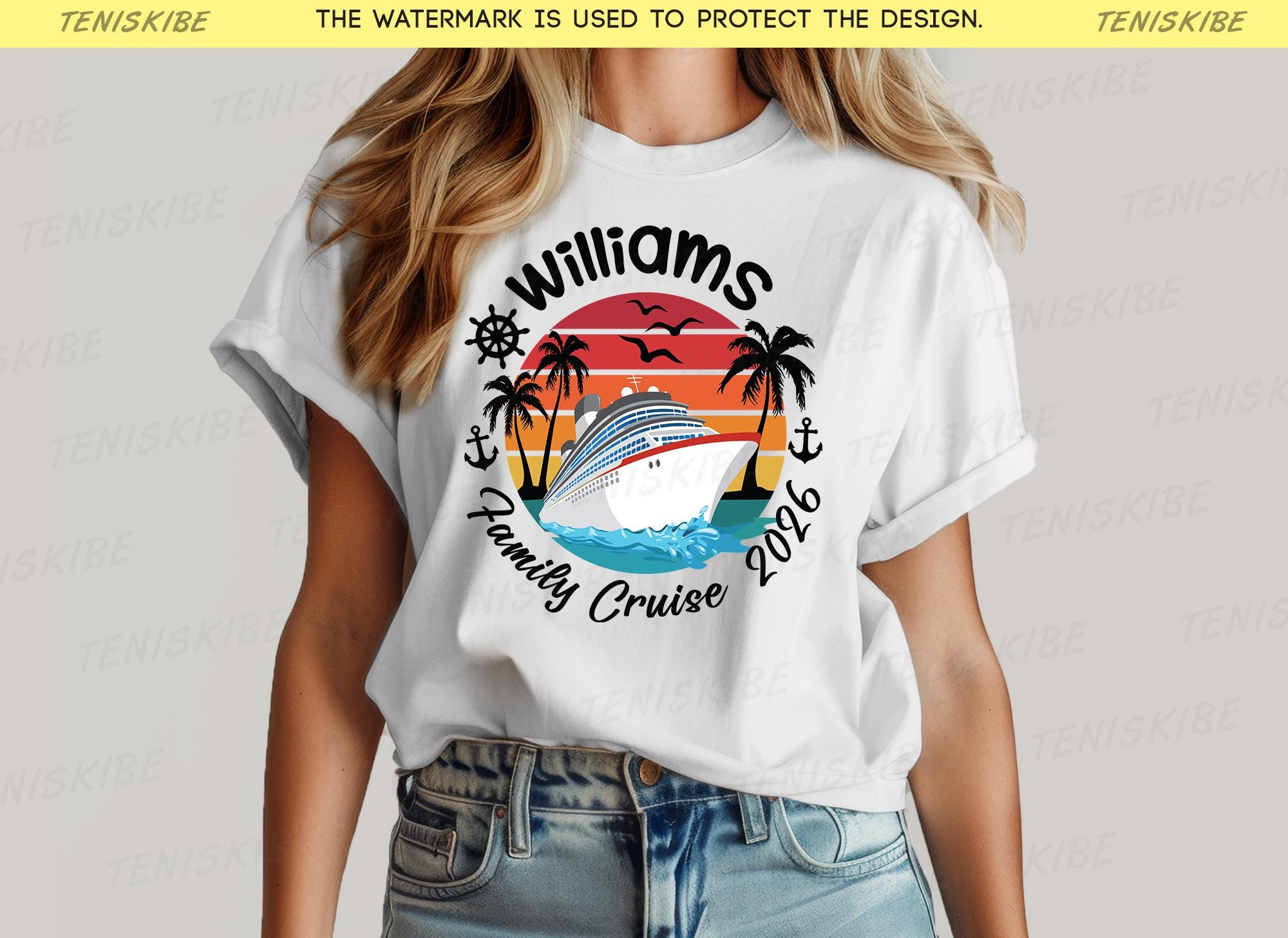 Custom Family Name Cruise T-shirt, Personalized Cruise Shirt