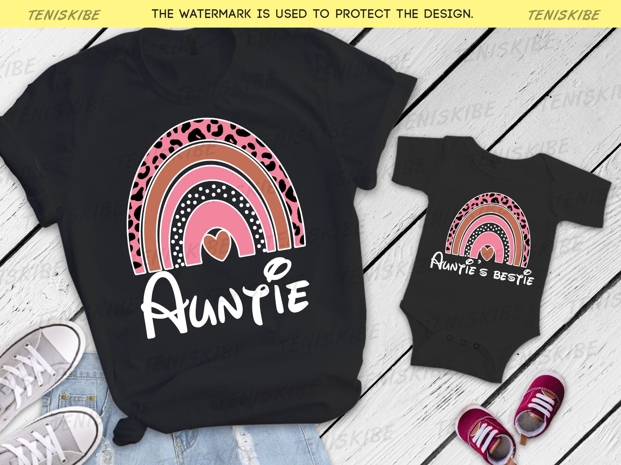 Auntie And Auntie's Bestie Shirts