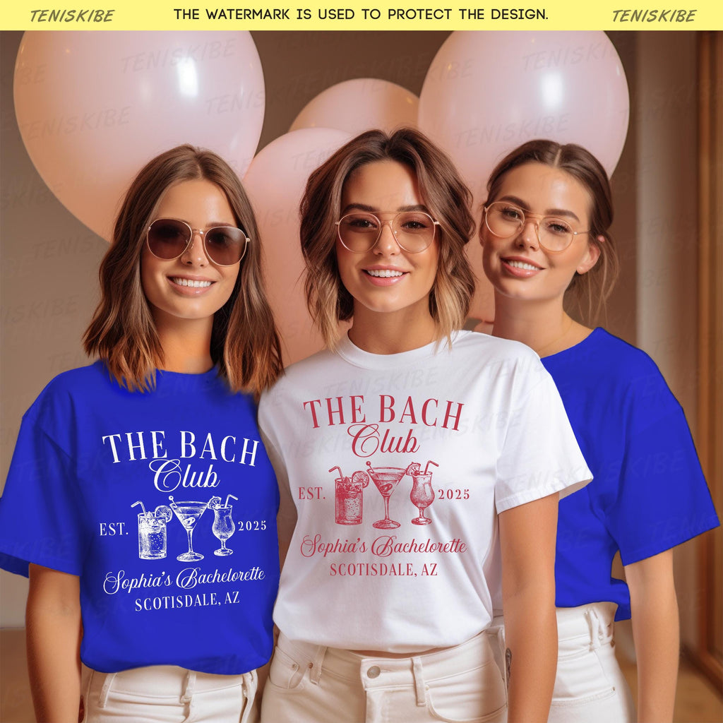 The Bach Club Bachelorette Party T-shirts