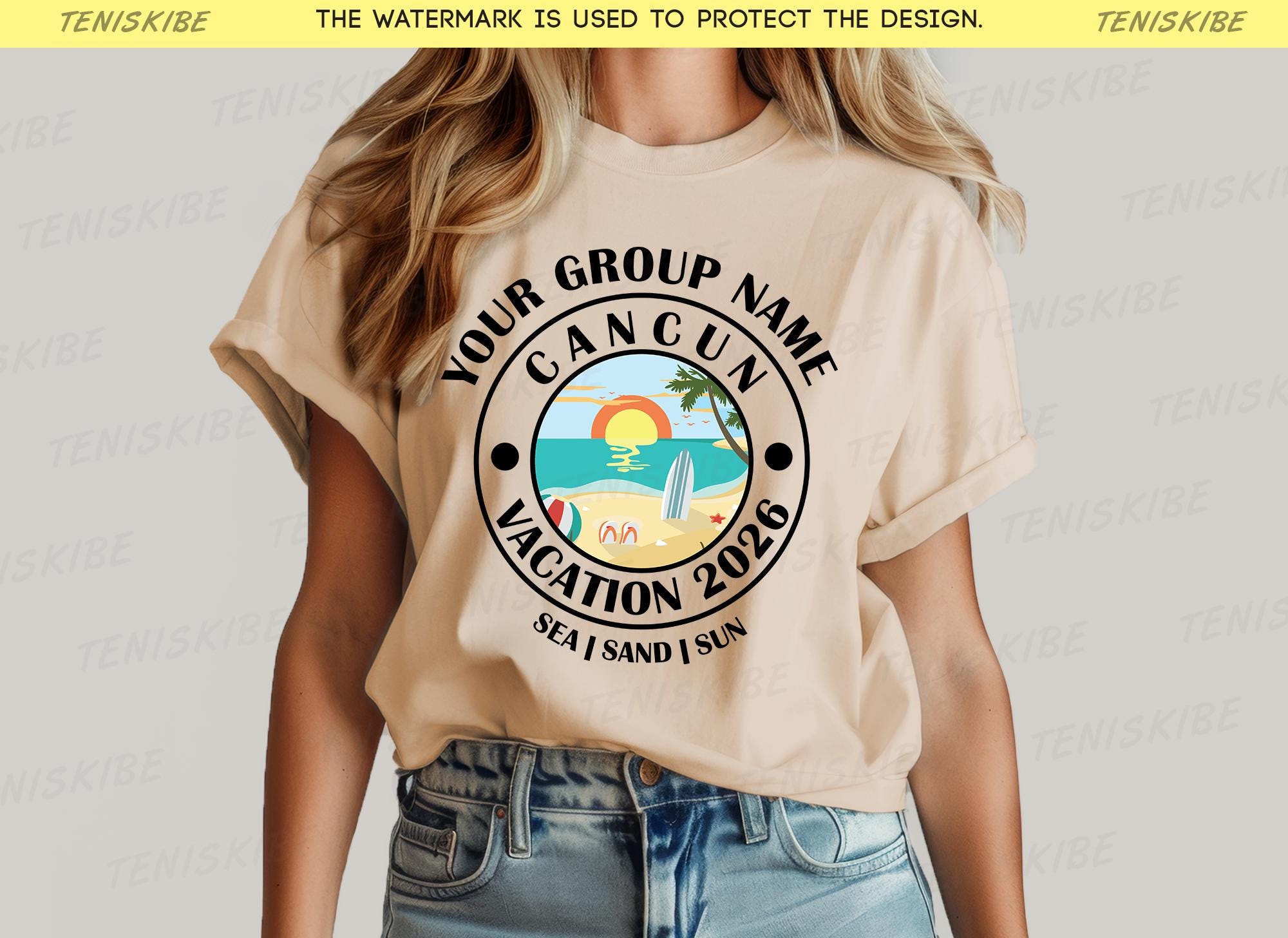 Custom Cancun 2026 Family Vacation Shirts