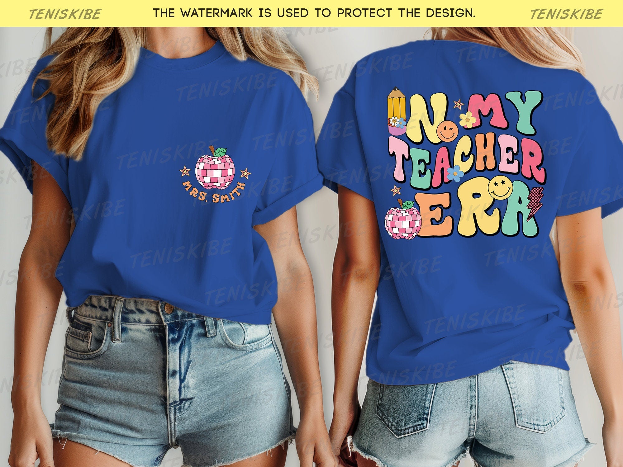 Personalized In My Teacher Era T-shirt