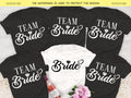 Bride and Tteam Bride Bachelorette Party T-shirts