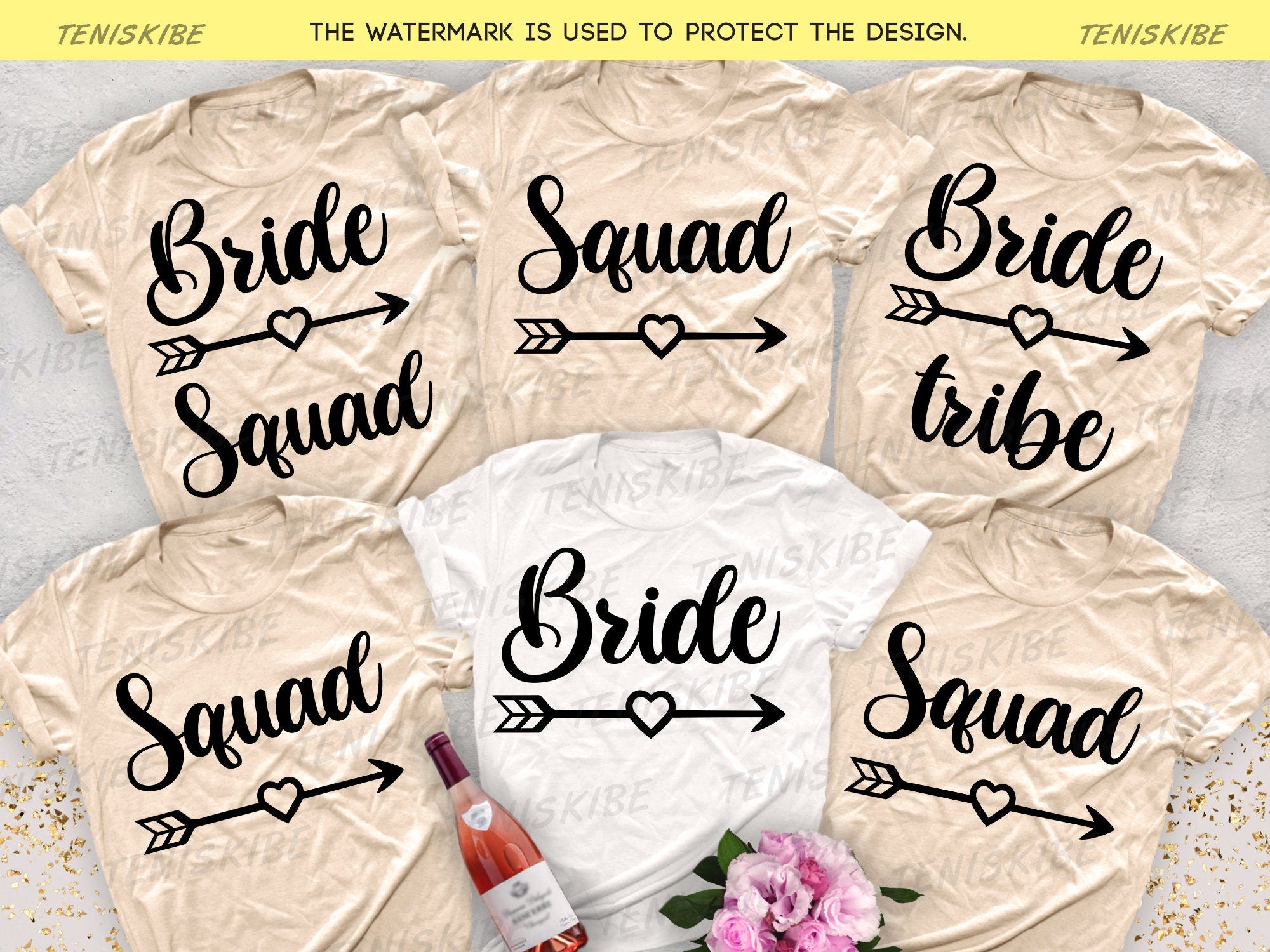 Bride Squad Hen Party T-shirts