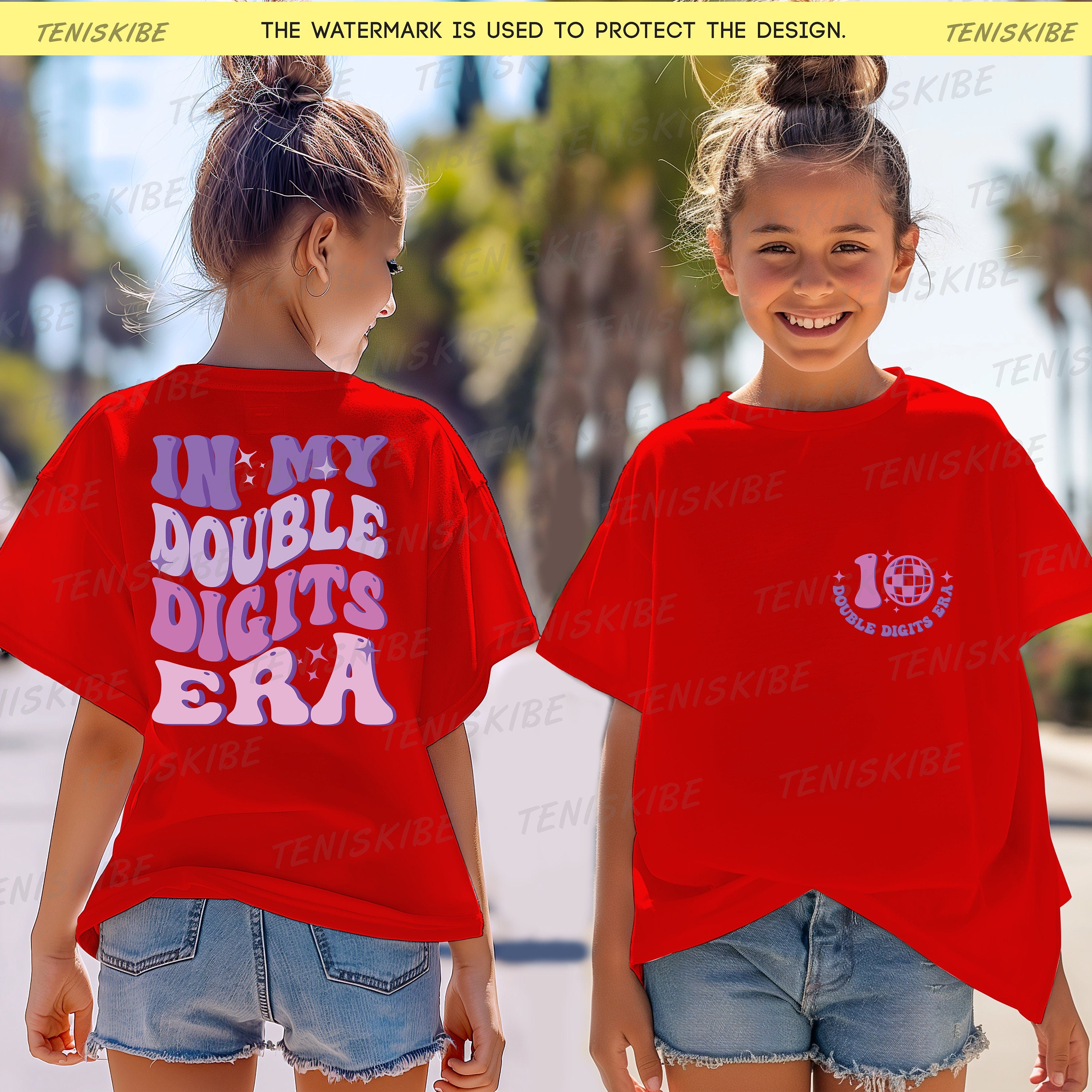 In My Double Digits Era Shirt, 10th Birthday T-shirt