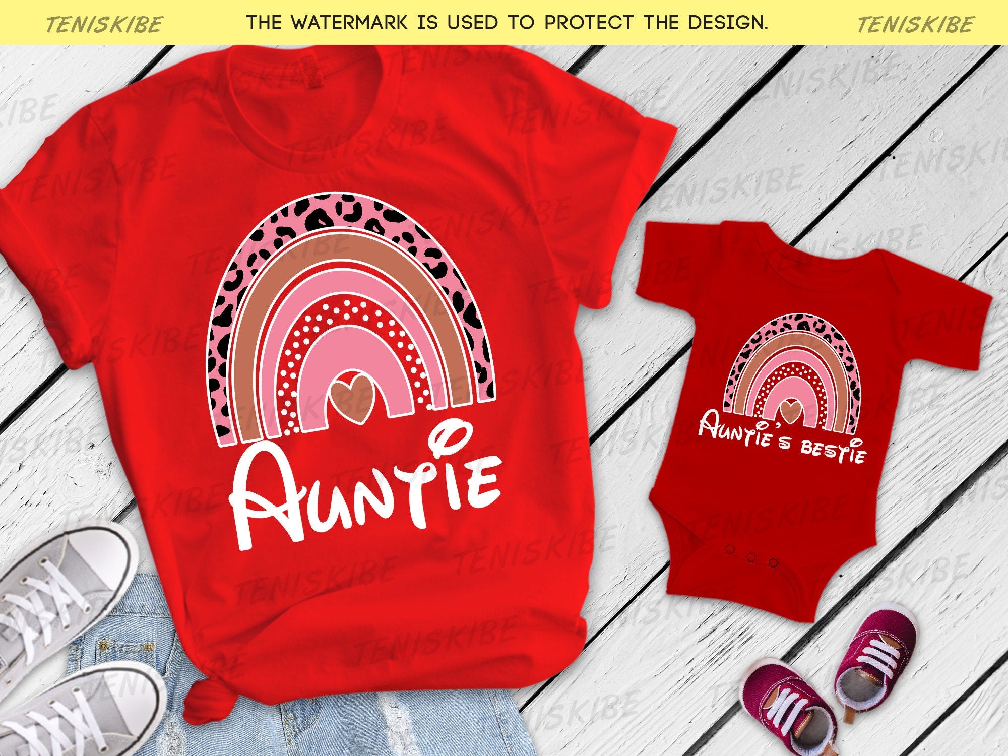 Auntie And Auntie's Bestie Shirts