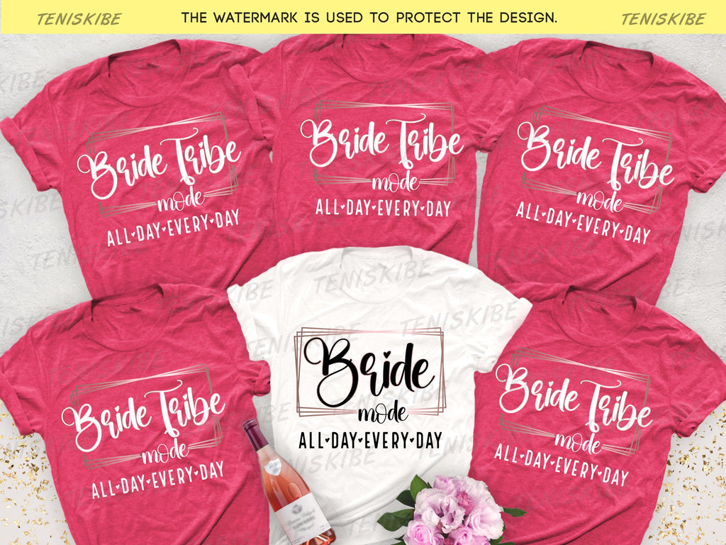 The Bride and Bridesmaid Bachelorette T-shirts