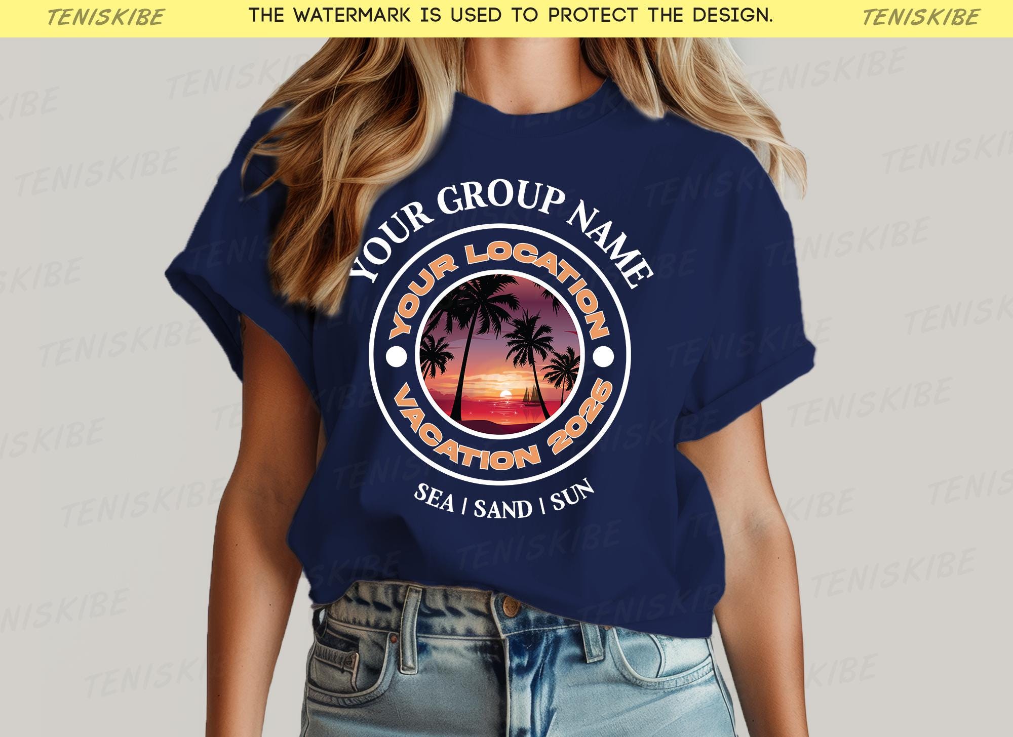 Personalized Family Vacation 2026 T-shirts