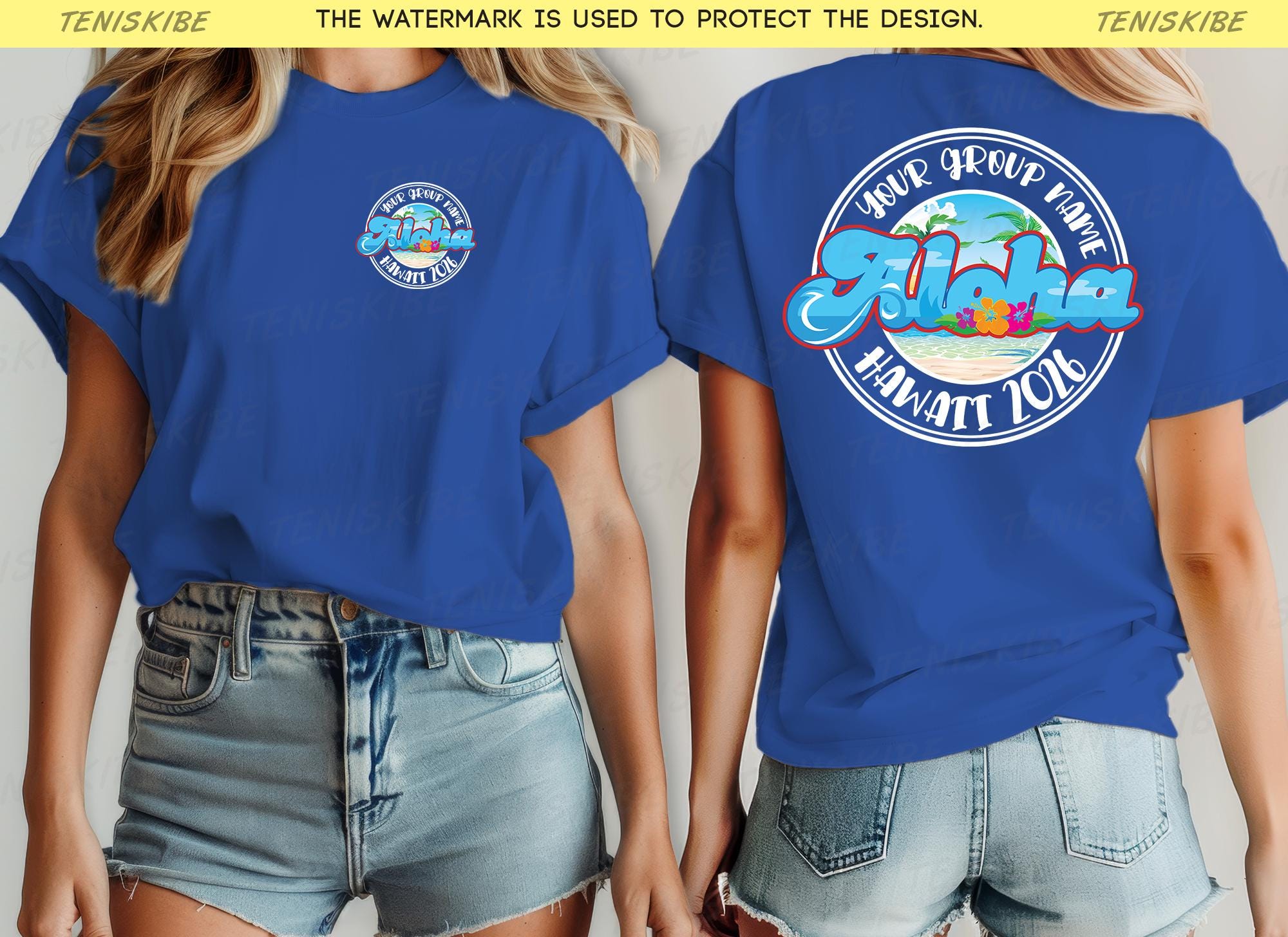 Custom Hawaii 2026 Family Vacation T-shirts