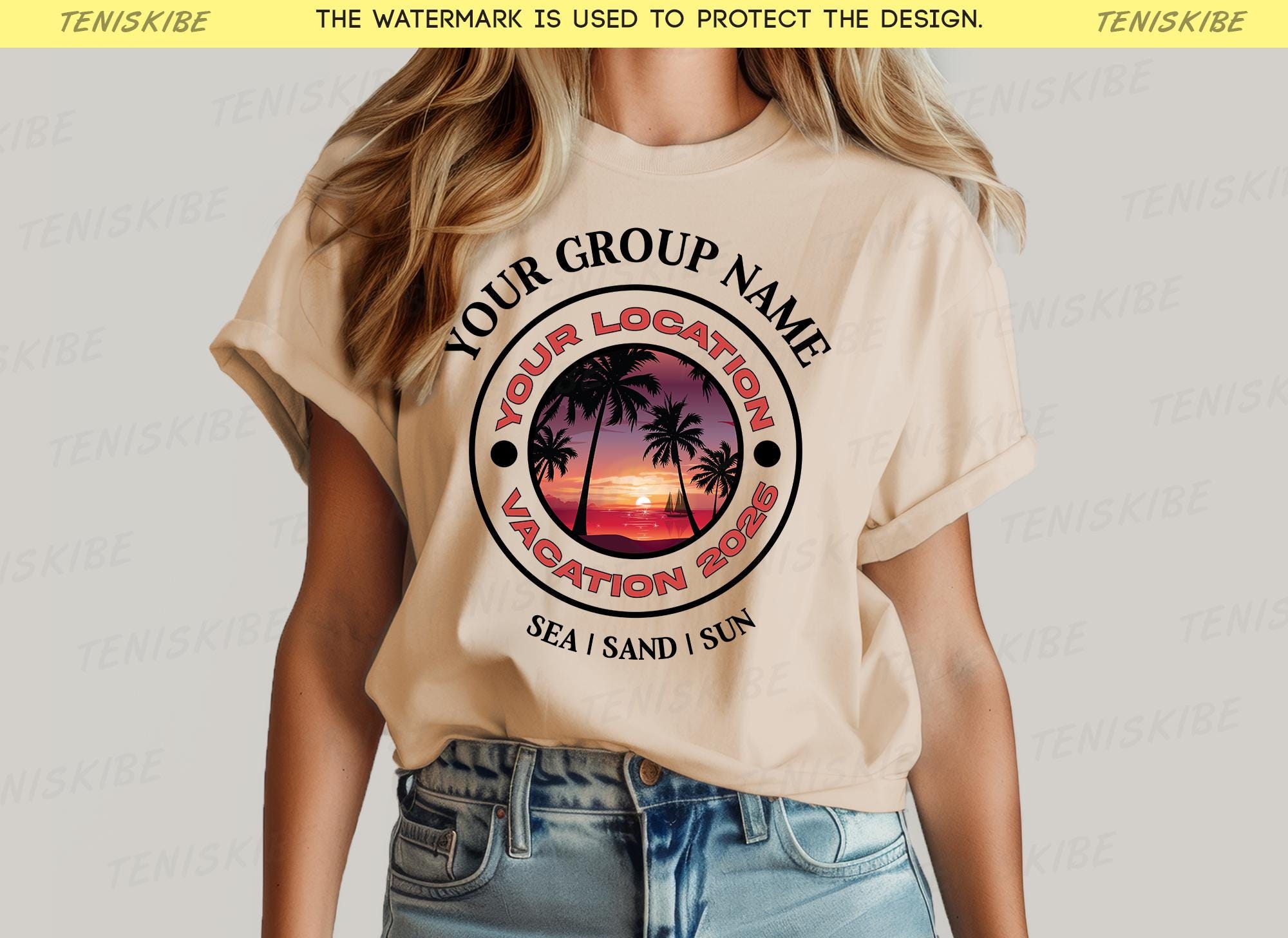 Personalized Family Vacation 2026 T-shirts