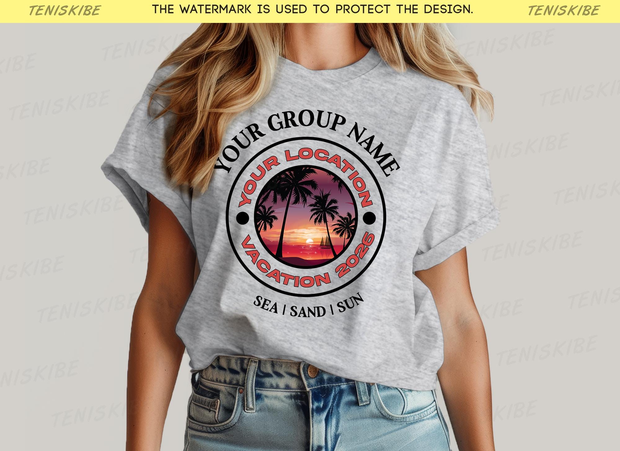 Personalized Family Vacation 2026 T-shirts