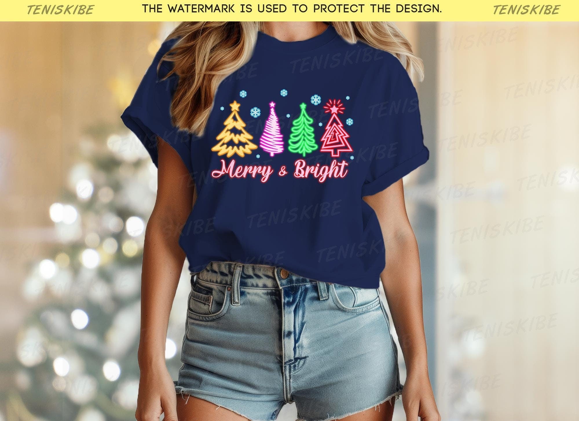 Christmas Trees T-shirt, Cute Christmas Gift
