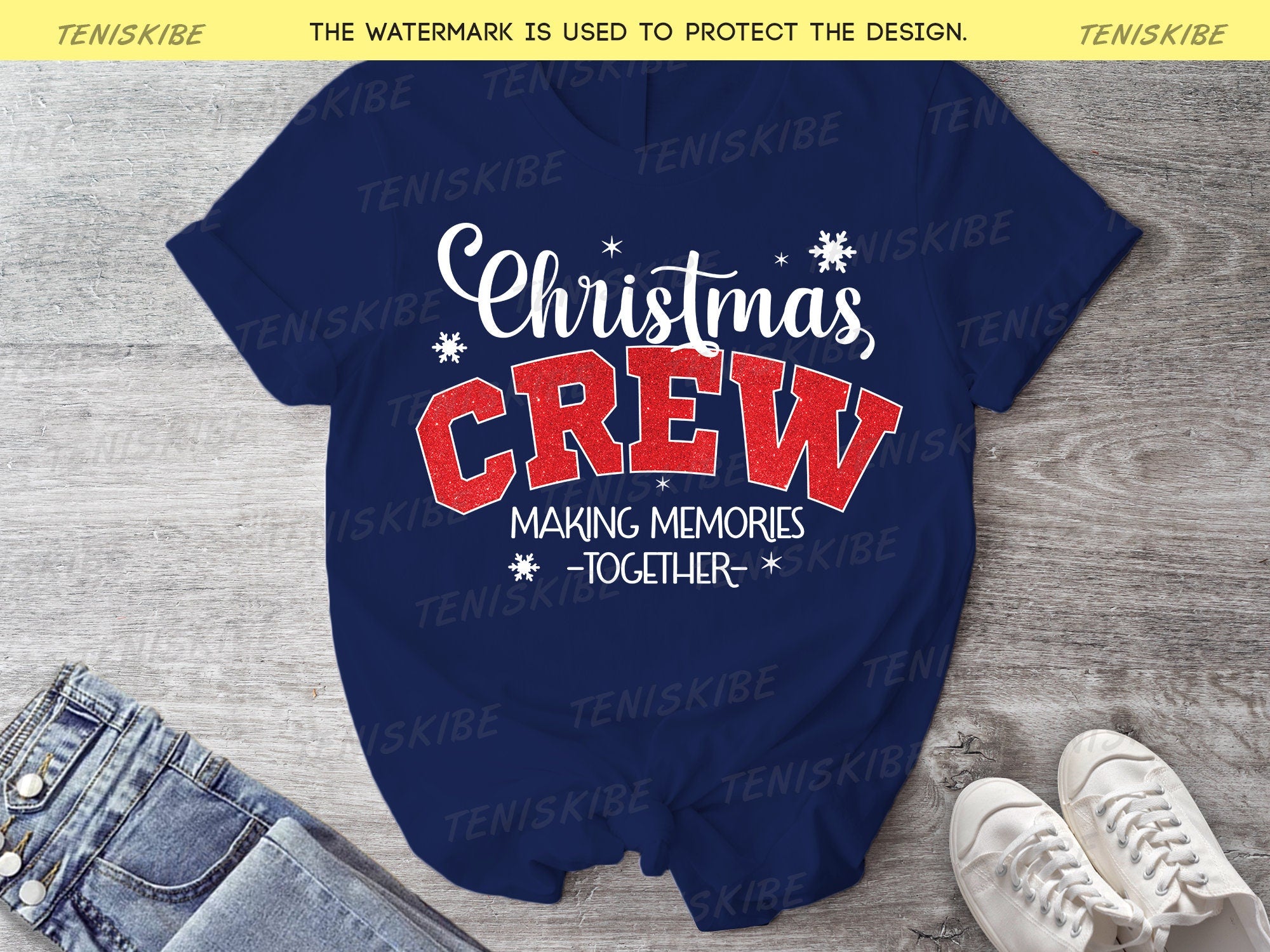 Christmas Crew Making Memories Together T-shirts
